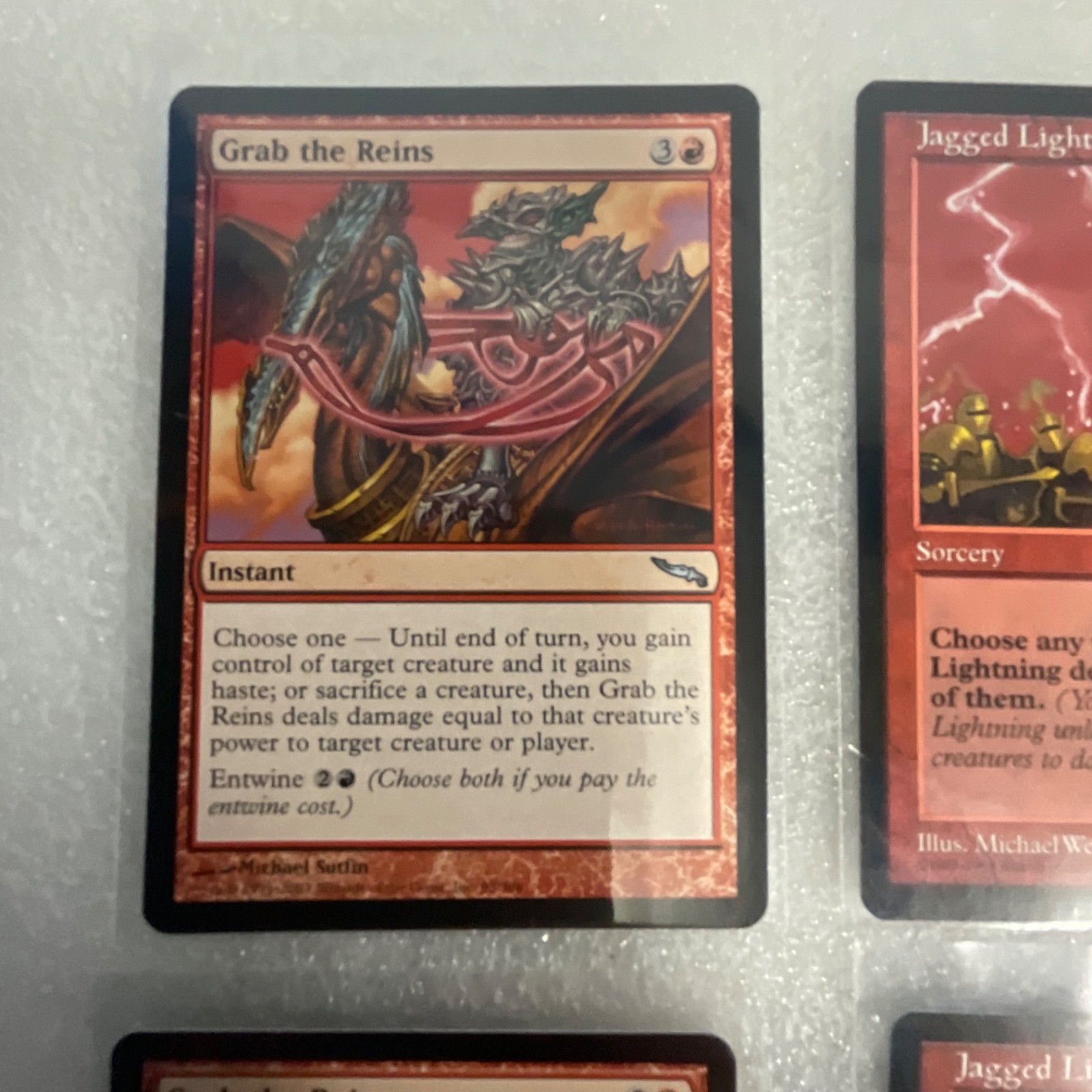 MTG Lot of 20 Red Grab the Reins Inflame Gray Ogre Mixed Sets - Image 3