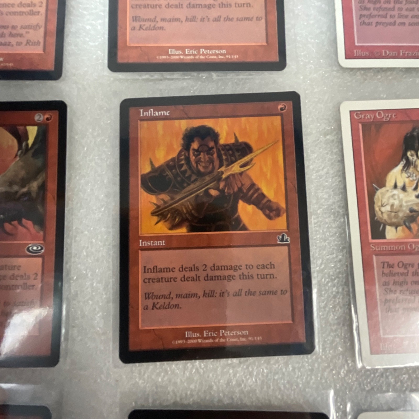 MTG Lot of 20 Red Grab the Reins Inflame Gray Ogre Mixed Sets - Image 16