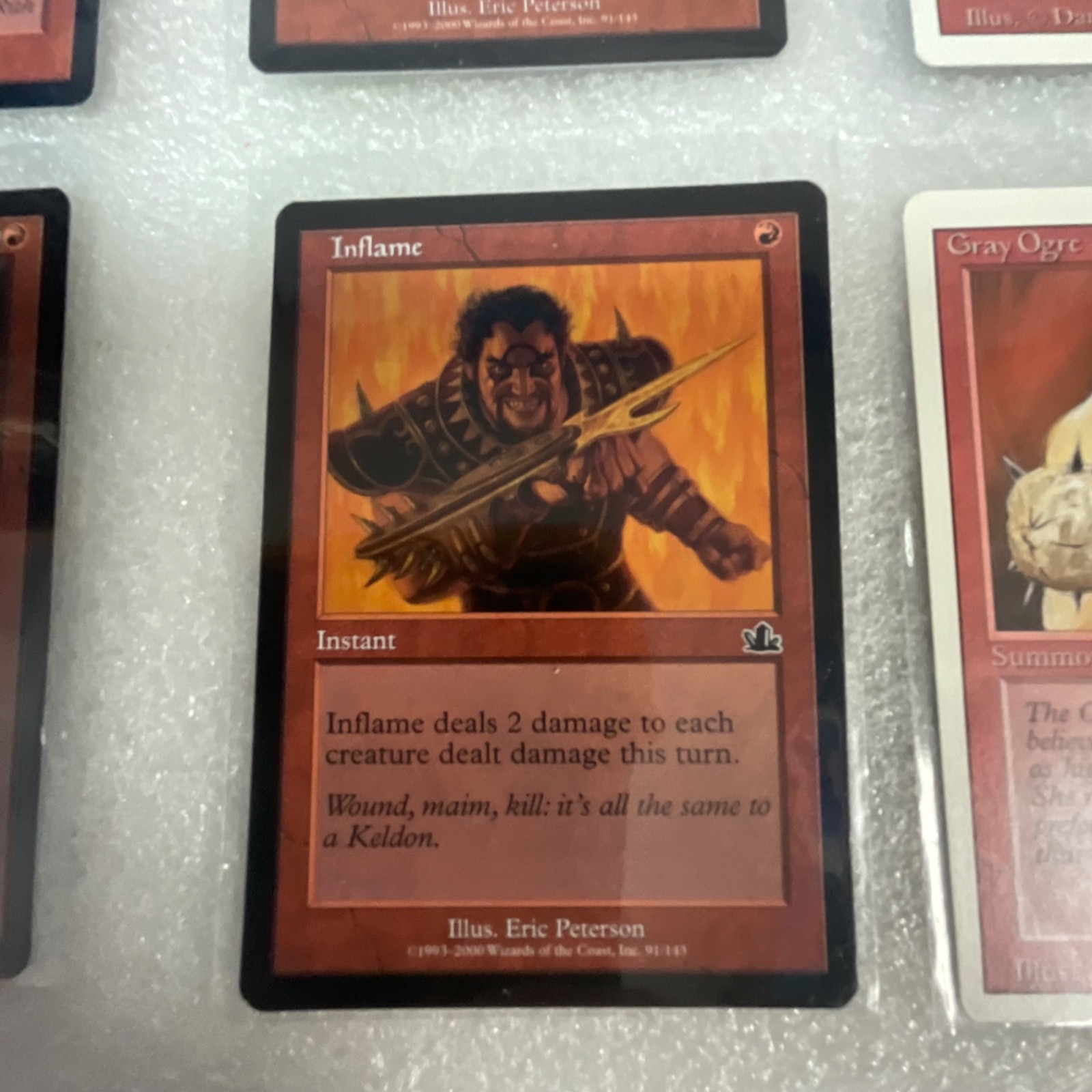 MTG Lot of 20 Red Grab the Reins Inflame Gray Ogre Mixed Sets - Image 15