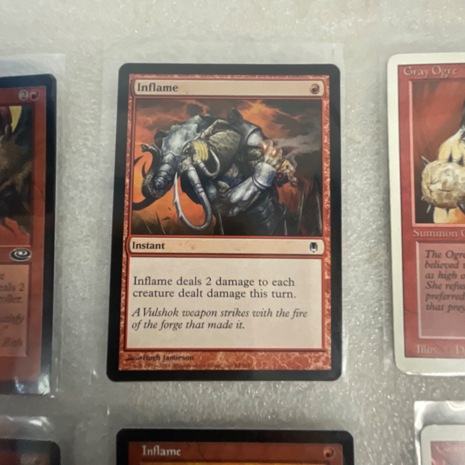 MTG Lot of 20 Red Grab the Reins Inflame Gray Ogre Mixed Sets - Image 18