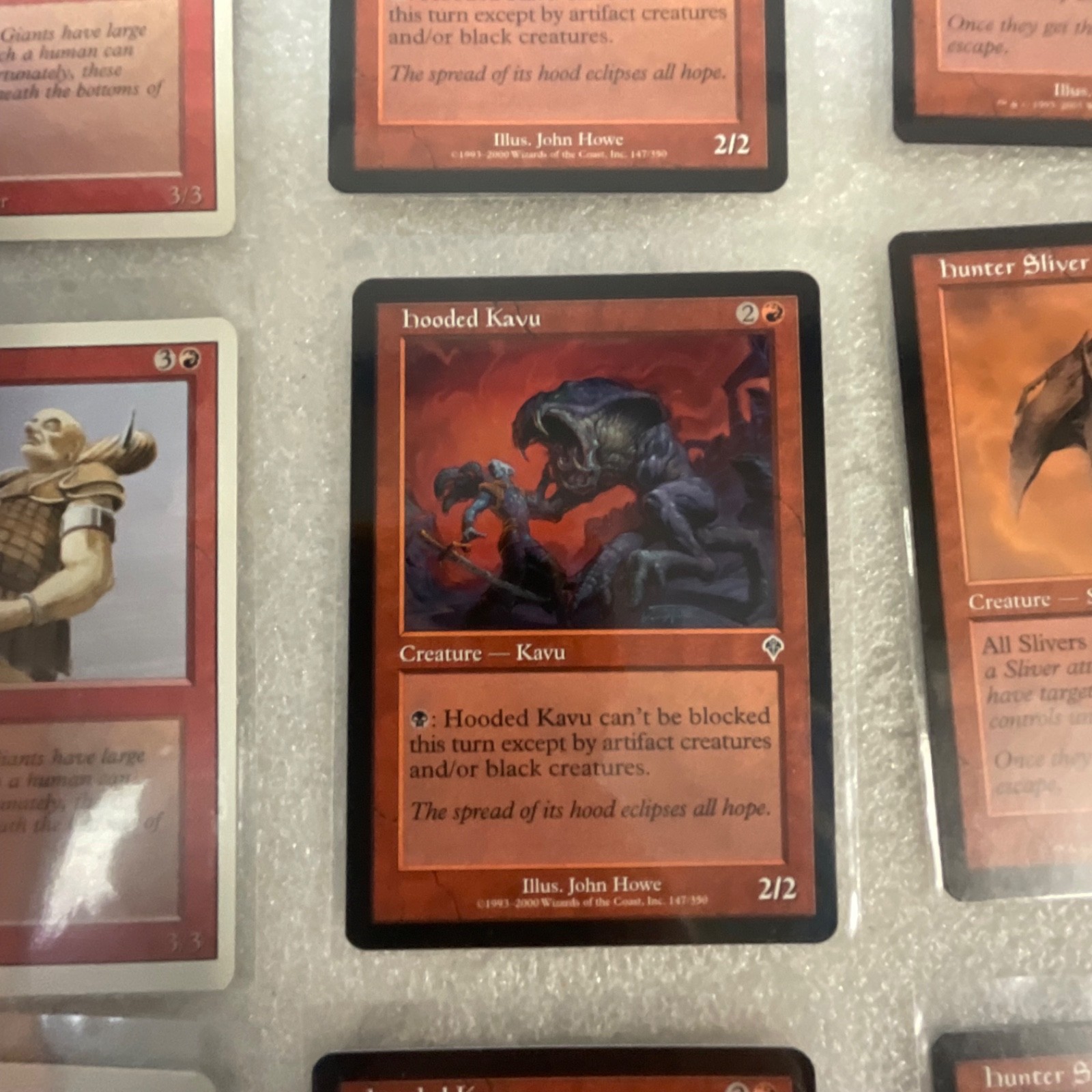 MTG Lot of 20 Red Cards Hooded Kavu Hunter Sliver Mixed Sets - Image 16