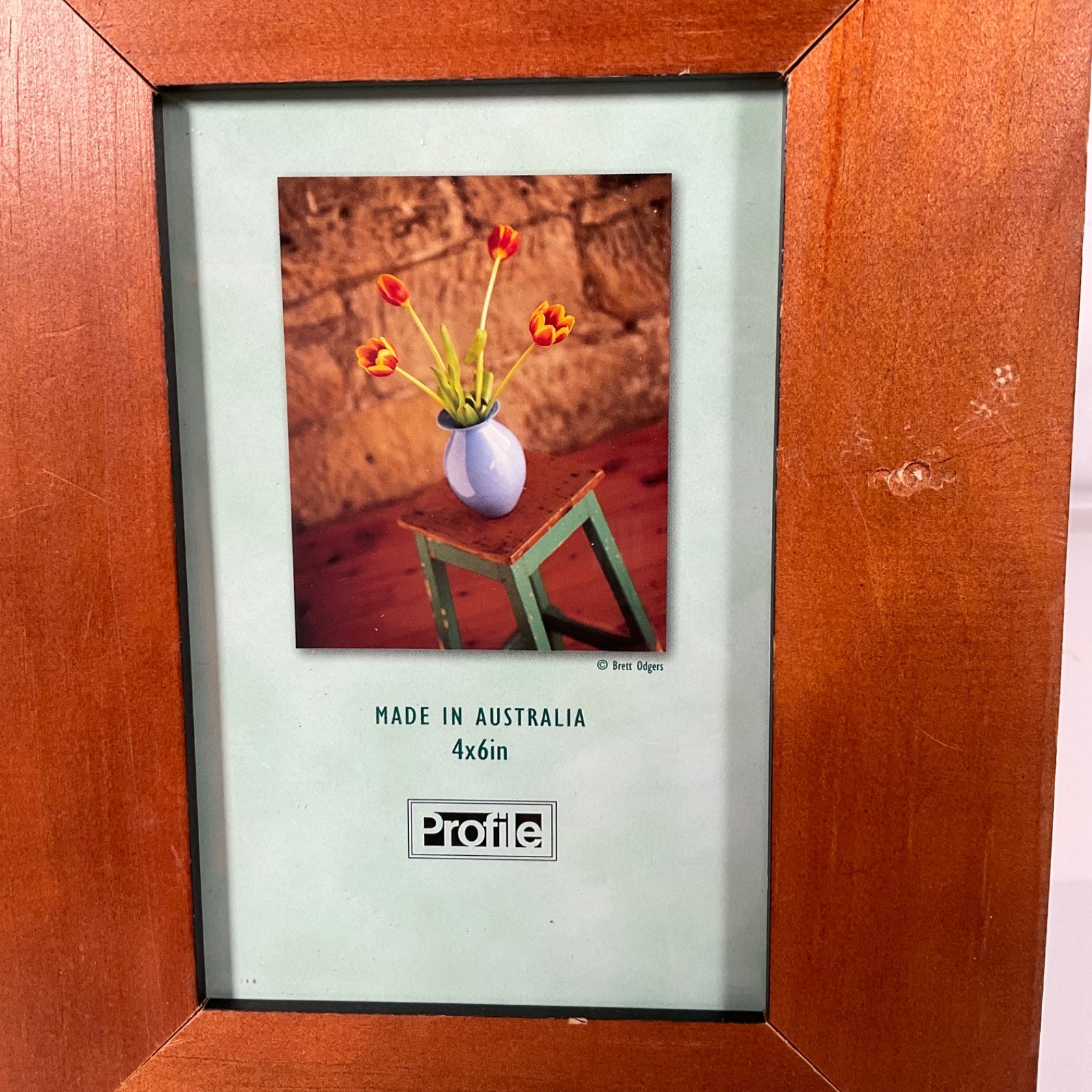 Profile Australia Brown Tabletop Picture Frame 4 x 6 in - Image 2