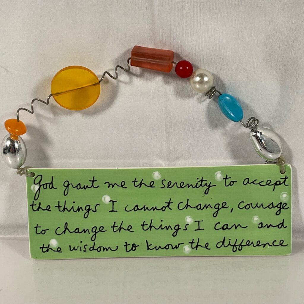 Department 56 Sandra Magsamen Serenity Prayer Wall Plaque 7 in 2005 - Image 1