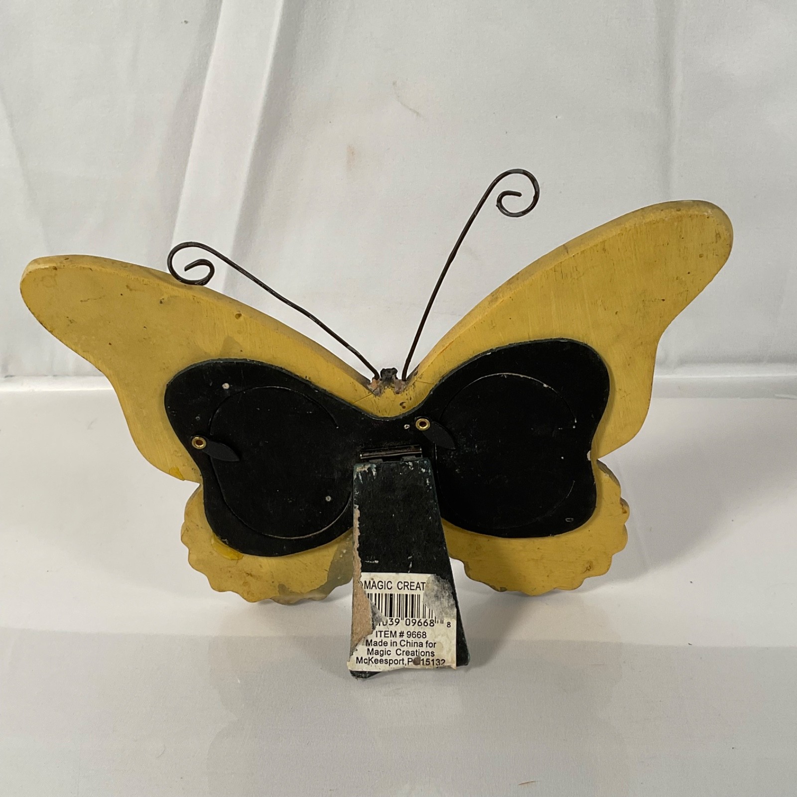 Magic Creations Butterfly Double Photo Frame 2x3 Orange Black 8 in - Image 3