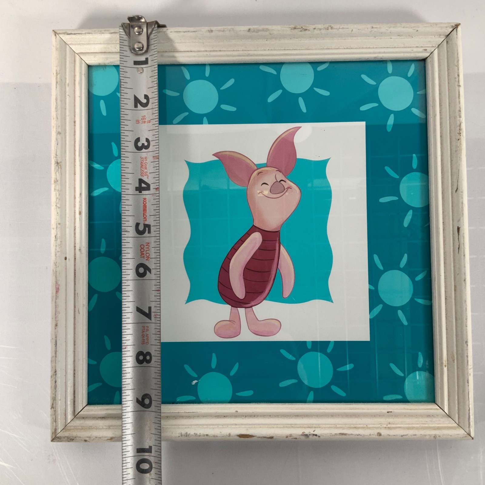 Disney Winnie the Pooh Piglet Framed Wall Art 9.5 in Nursery Decor - Image 7
