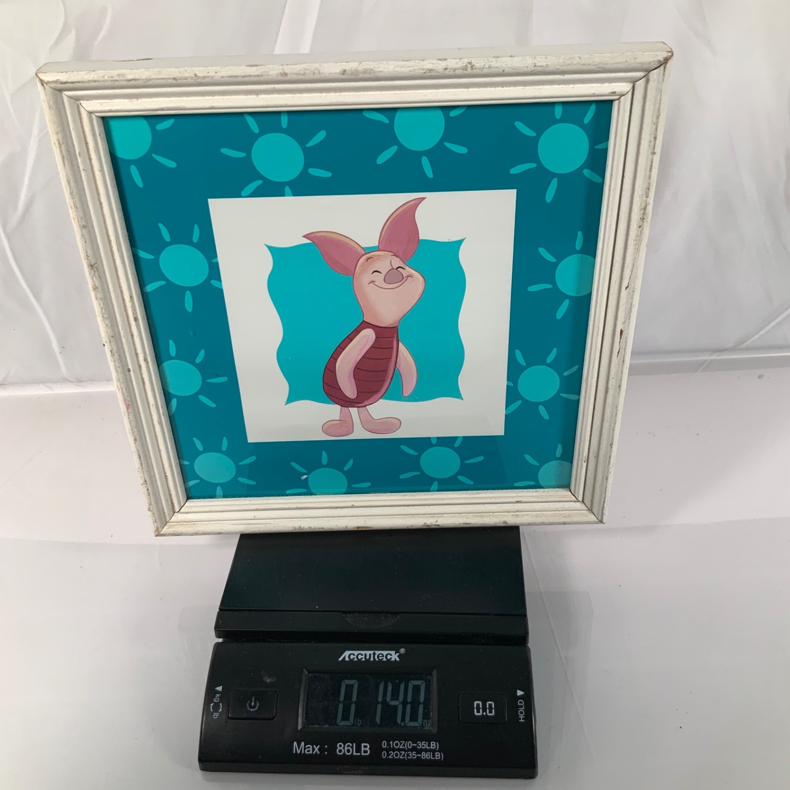 Disney Winnie the Pooh Piglet Framed Wall Art 9.5 in Nursery Decor - Image 12