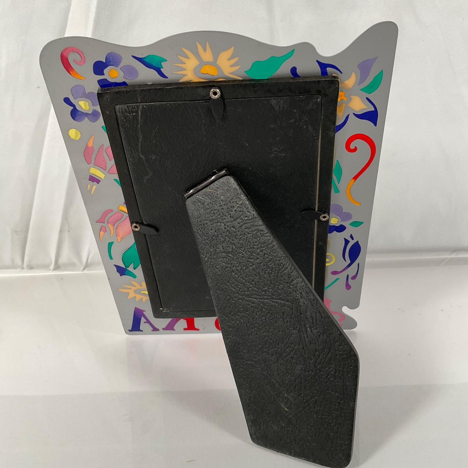 Alaska Floral Silver Tone Tabletop Picture Frame 8.5 in No Glass - Image 3