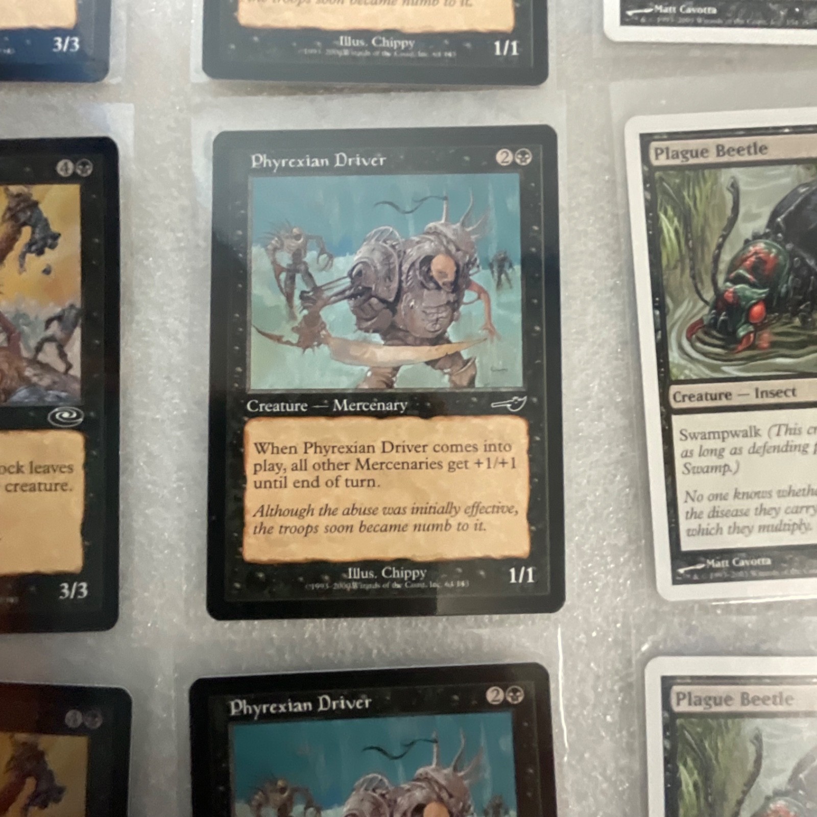 MTG Lot of 20 Black Mixed Sets Planeshift Nemesis Revised - Image 9