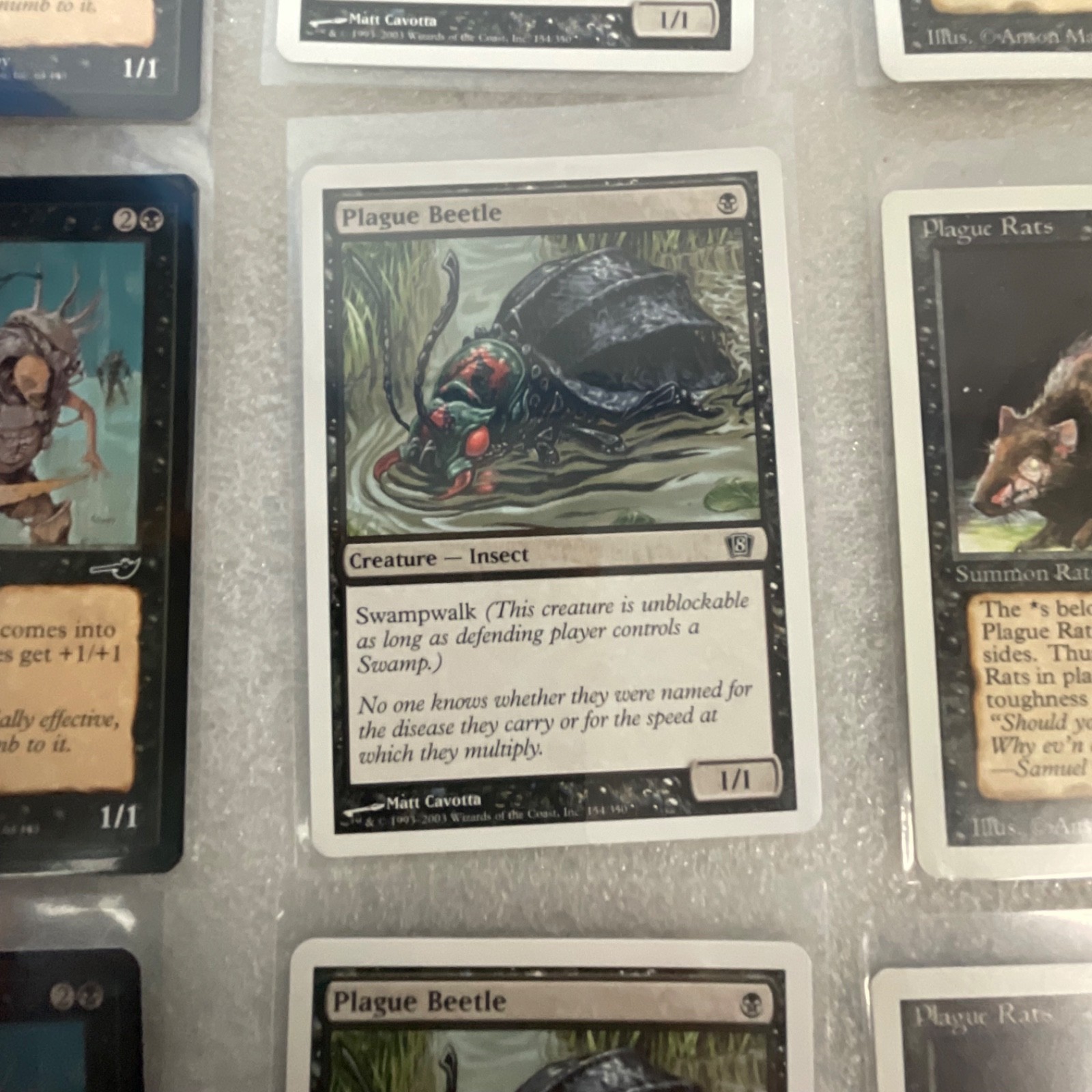 MTG Lot of 20 Black Mixed Sets Planeshift Nemesis Revised - Image 12
