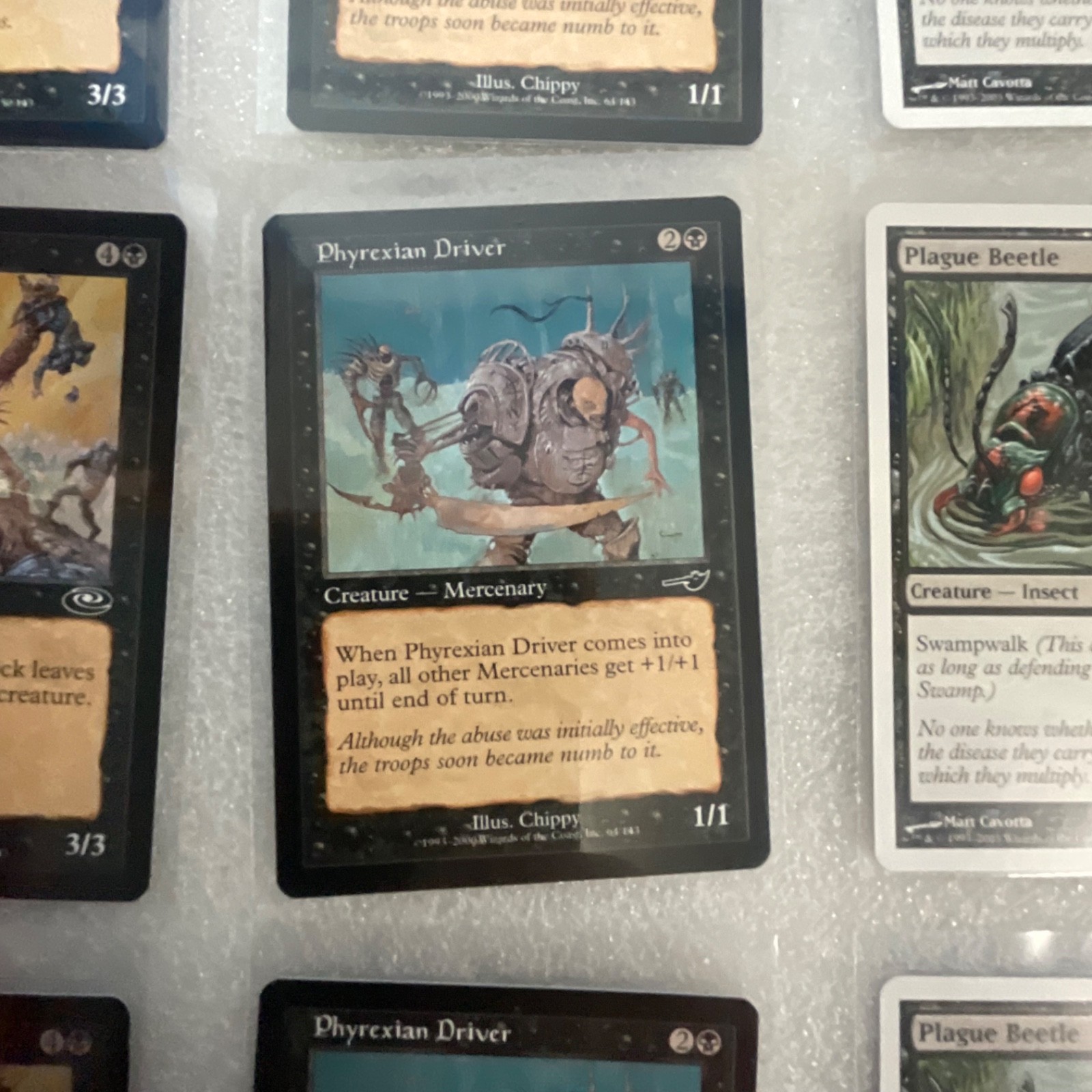 MTG Lot of 20 Black Mixed Sets Planeshift Nemesis Revised - Image 8