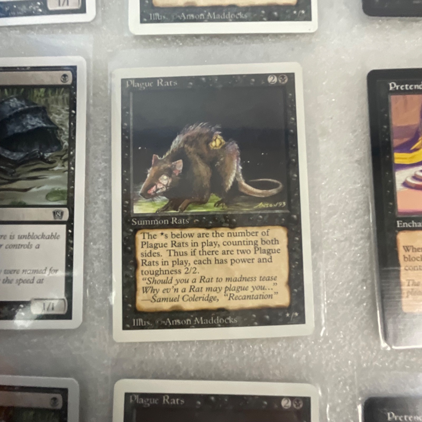 MTG Lot of 20 Black Mixed Sets Planeshift Nemesis Revised - Image 16