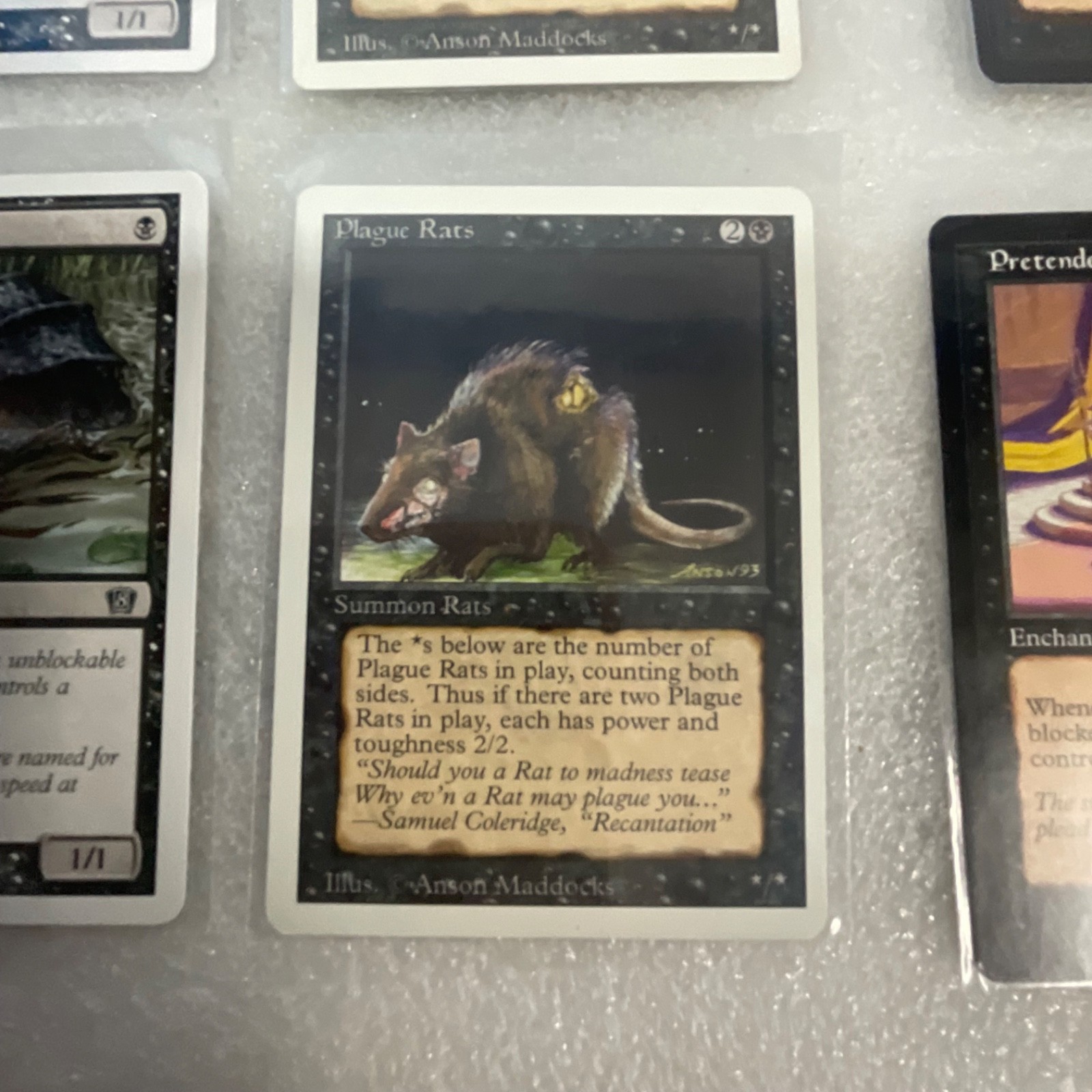 MTG Lot of 20 Black Mixed Sets Planeshift Nemesis Revised - Image 15