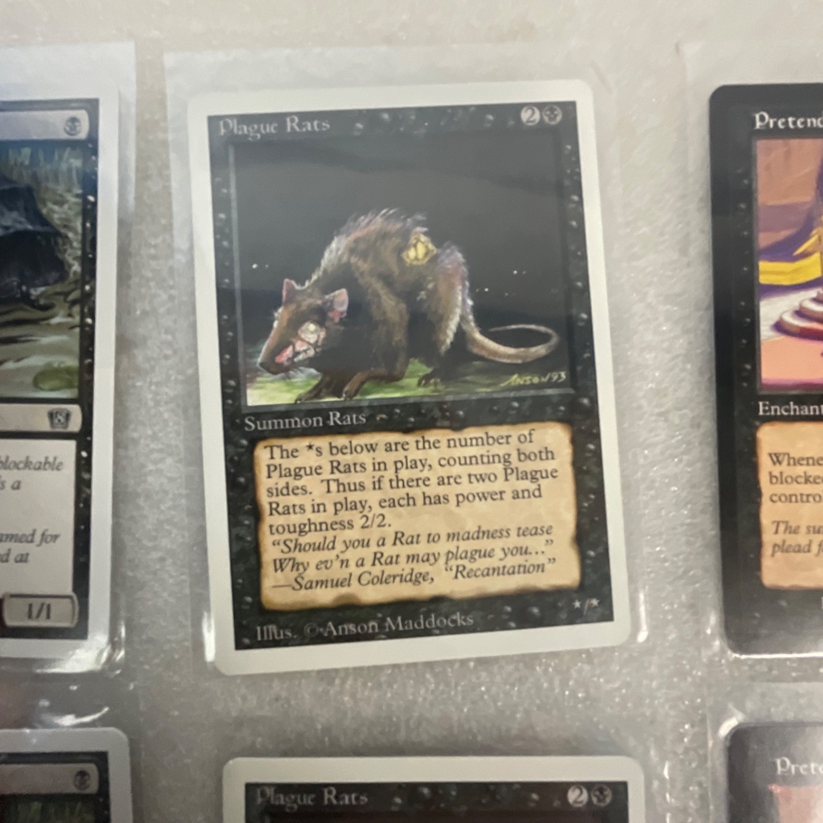 MTG Lot of 20 Black Mixed Sets Planeshift Nemesis Revised - Image 18
