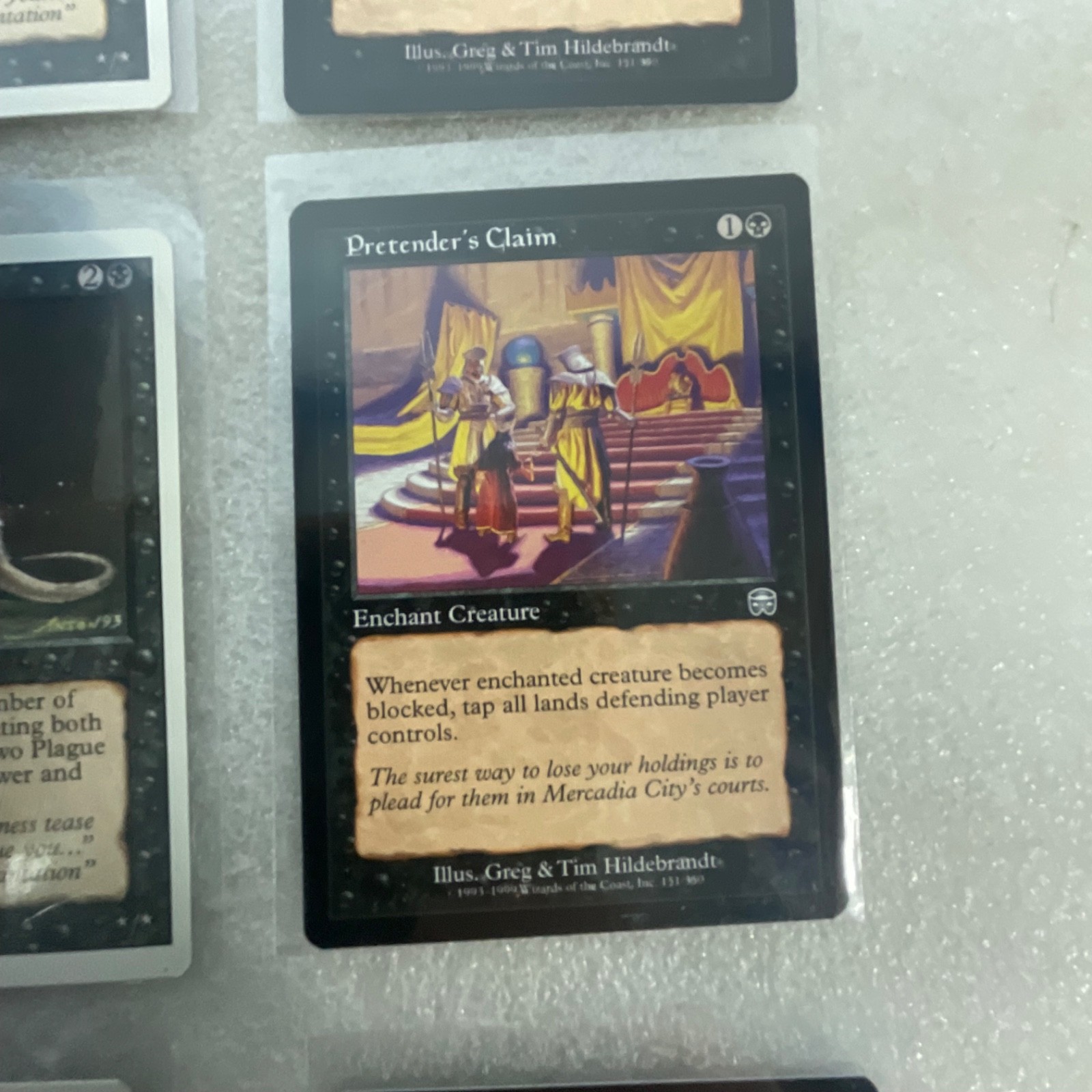 MTG Lot of 20 Black Mixed Sets Planeshift Nemesis Revised - Image 20
