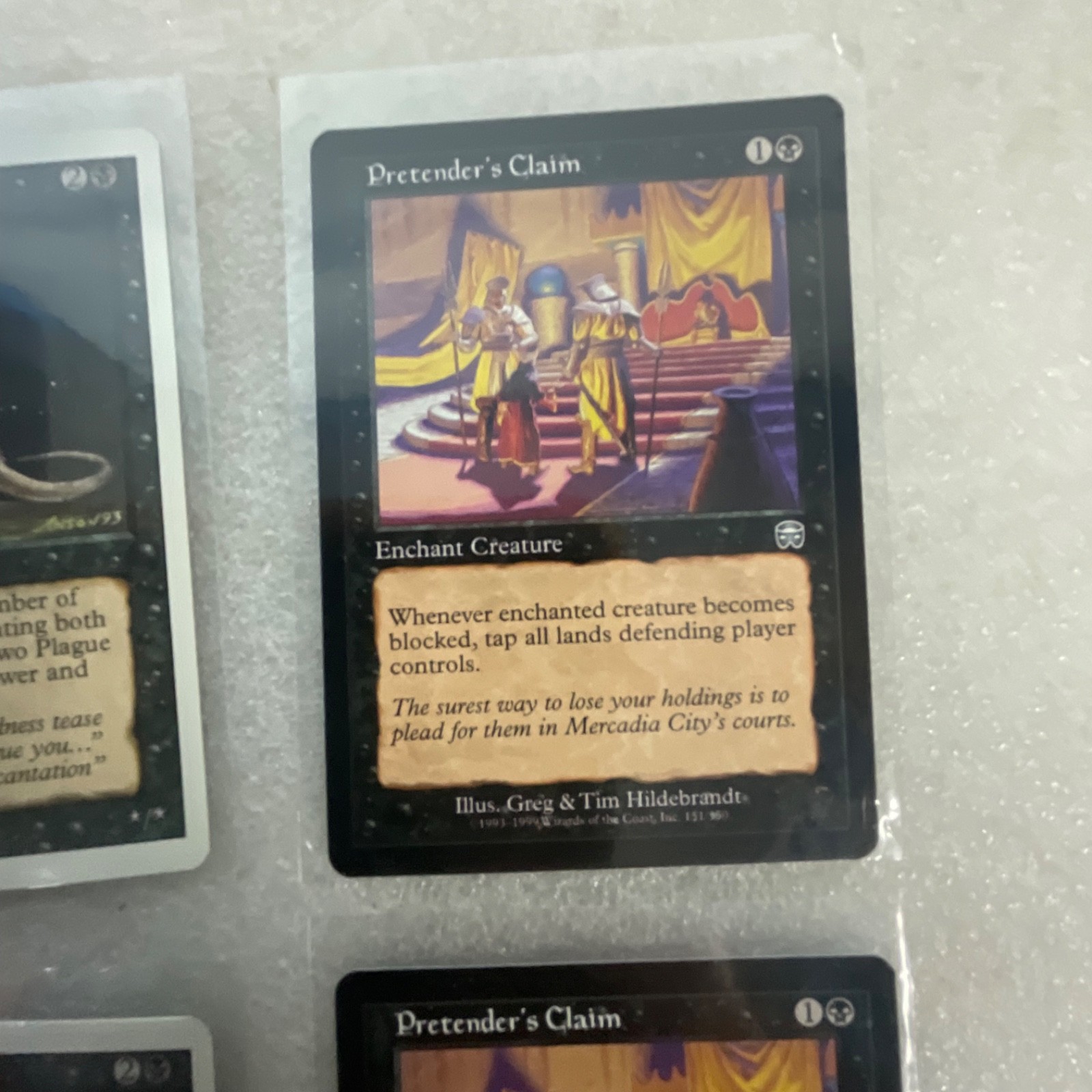 MTG Lot of 20 Black Mixed Sets Planeshift Nemesis Revised - Image 19