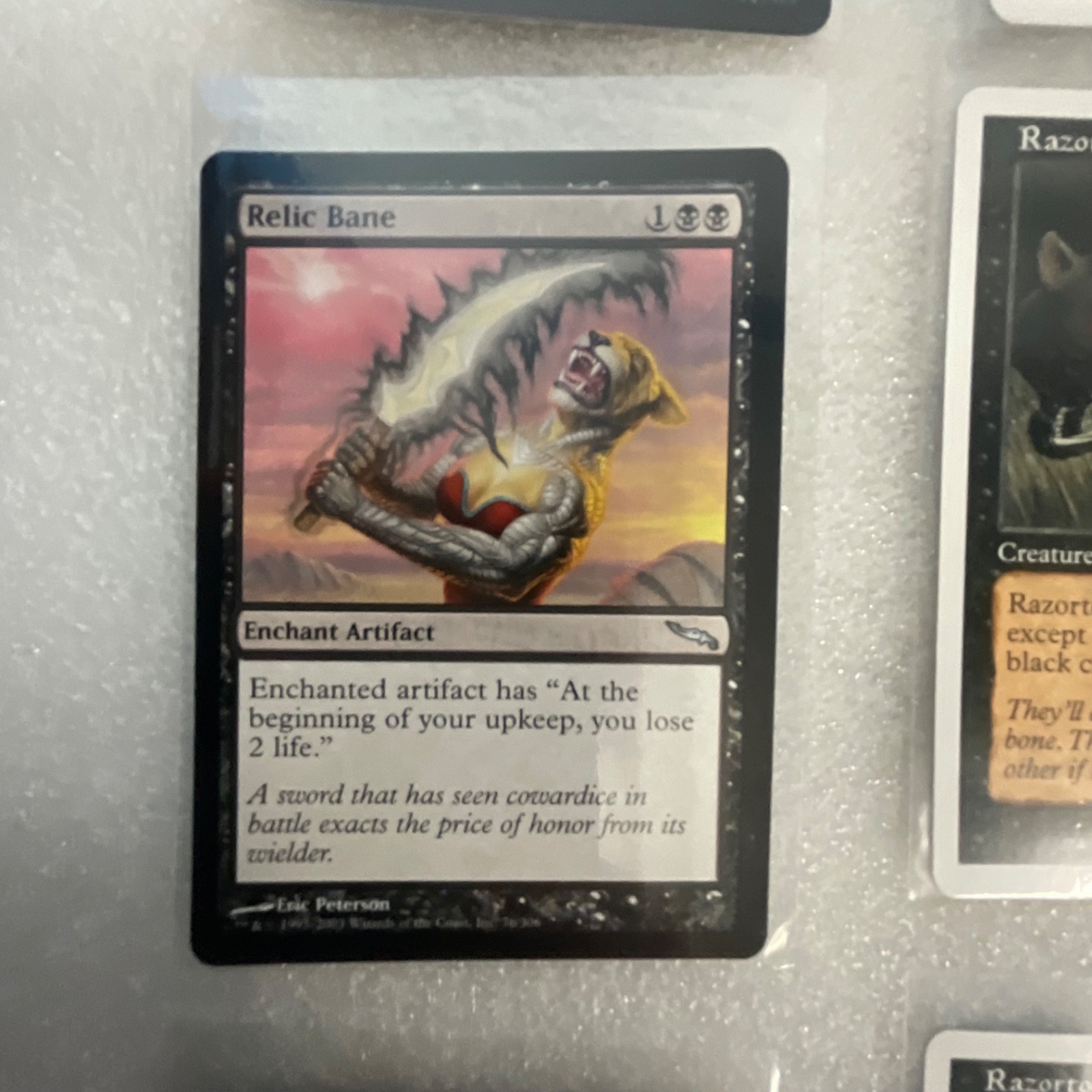MTG Lot of 20 Black Mixed 3ED 7ED MRD MMQ INV Relic Bane - Image 4