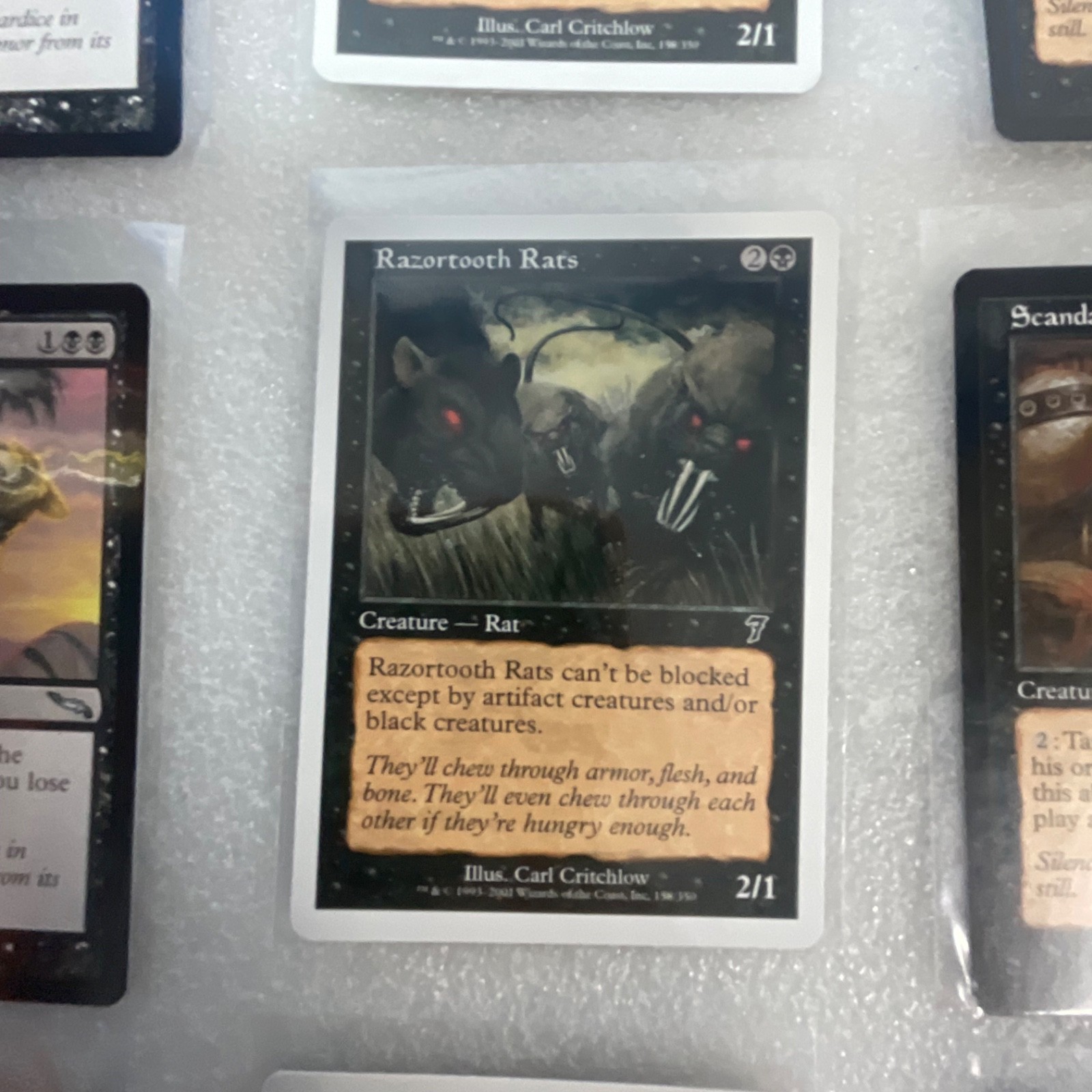 MTG Lot of 20 Black Mixed 3ED 7ED MRD MMQ INV Relic Bane - Image 8