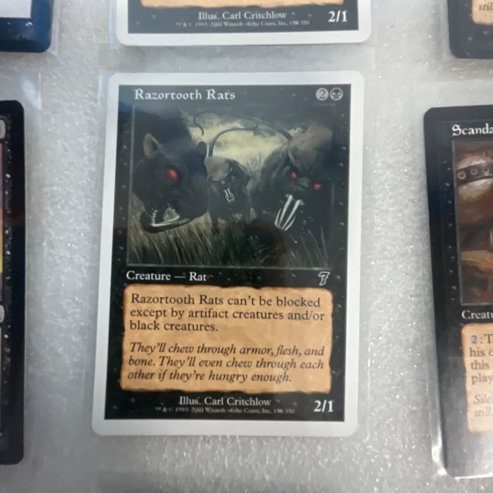 MTG Lot of 20 Black Mixed 3ED 7ED MRD MMQ INV Relic Bane - Image 9