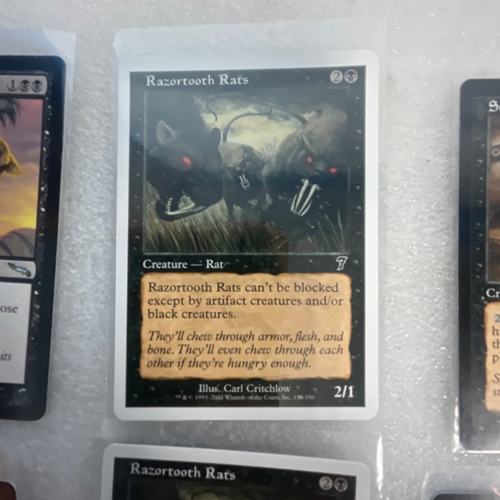 MTG Lot of 20 Black Mixed 3ED 7ED MRD MMQ INV Relic Bane - Image 10
