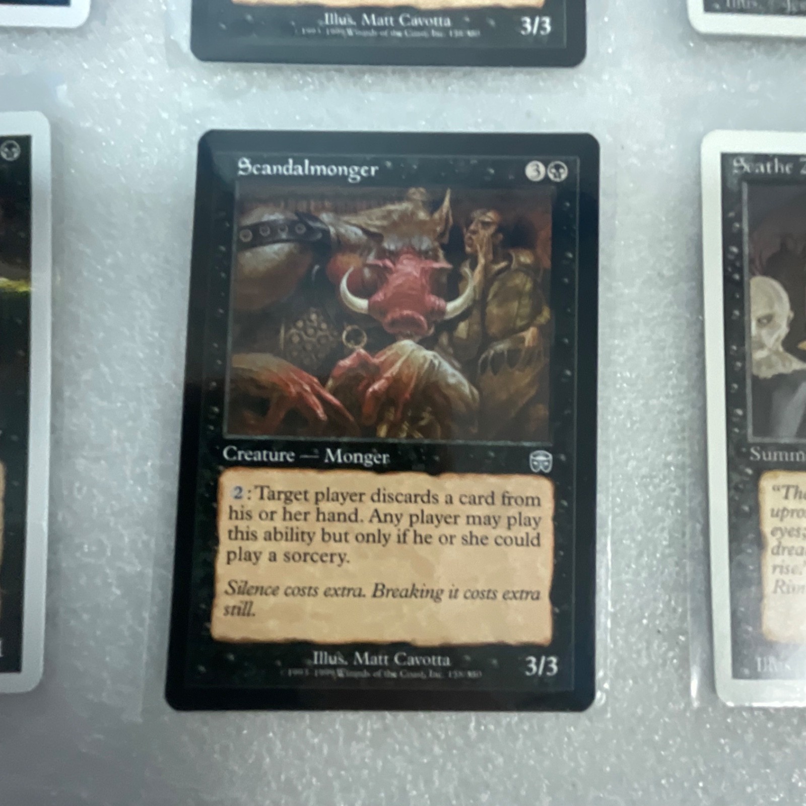 MTG Lot of 20 Black Mixed 3ED 7ED MRD MMQ INV Relic Bane - Image 14