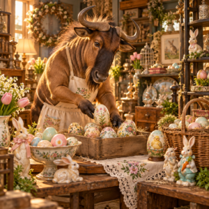 EASTER BUNNY & EGGS