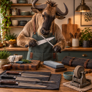KITCHEN KNIVES & SHARPENERS