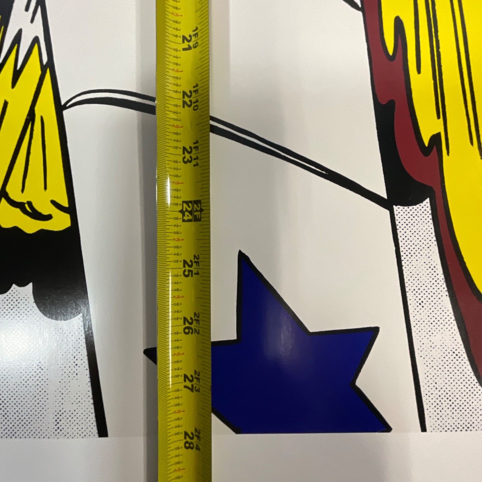 Roy Lichtenstein Blam Pop Art Poster 28x24in New York Graphic Society - Image 3