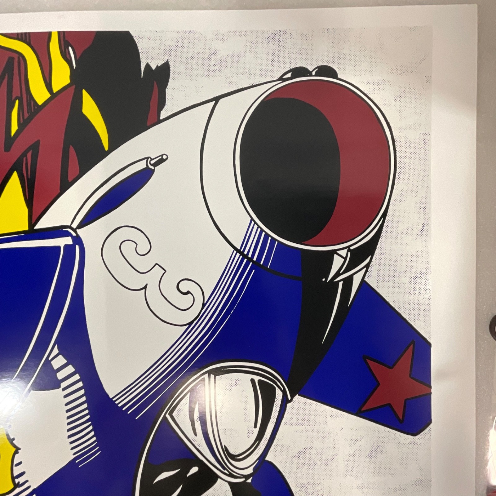 Roy Lichtenstein Blam Pop Art Poster 28x24in New York Graphic Society - Image 11