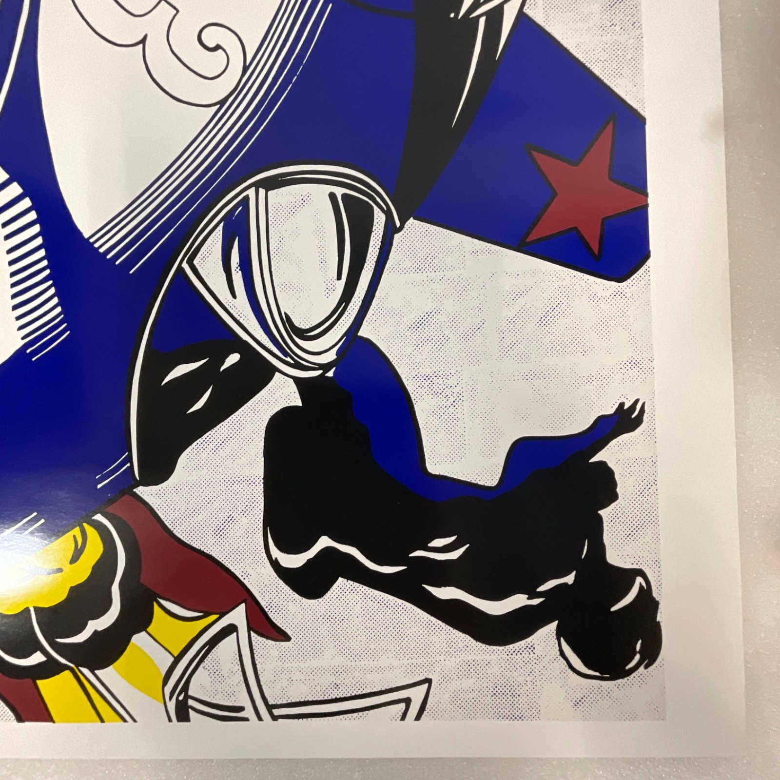 Roy Lichtenstein Blam Pop Art Poster 28x24in New York Graphic Society - Image 12