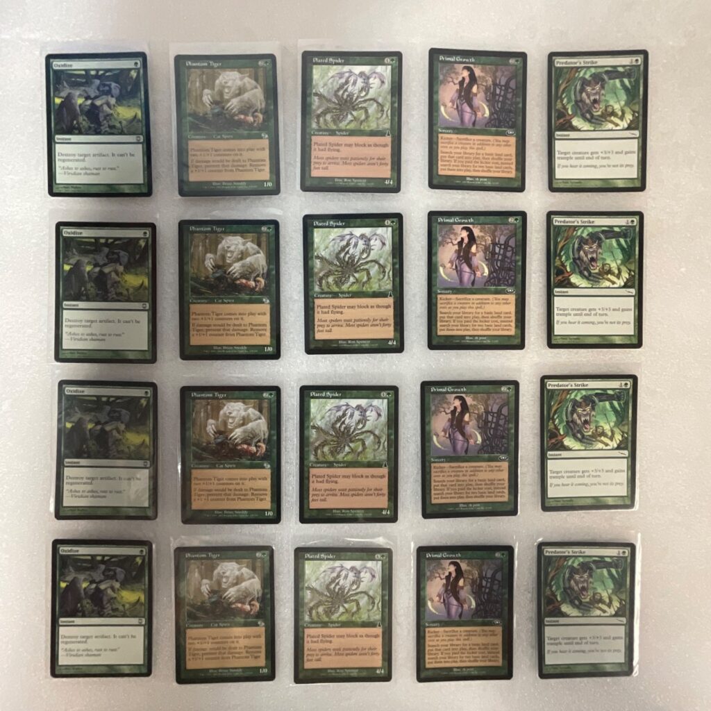 MTG Lot of 20 Green Cards Mixed UDS PLS MRD DST JUD - Image 1