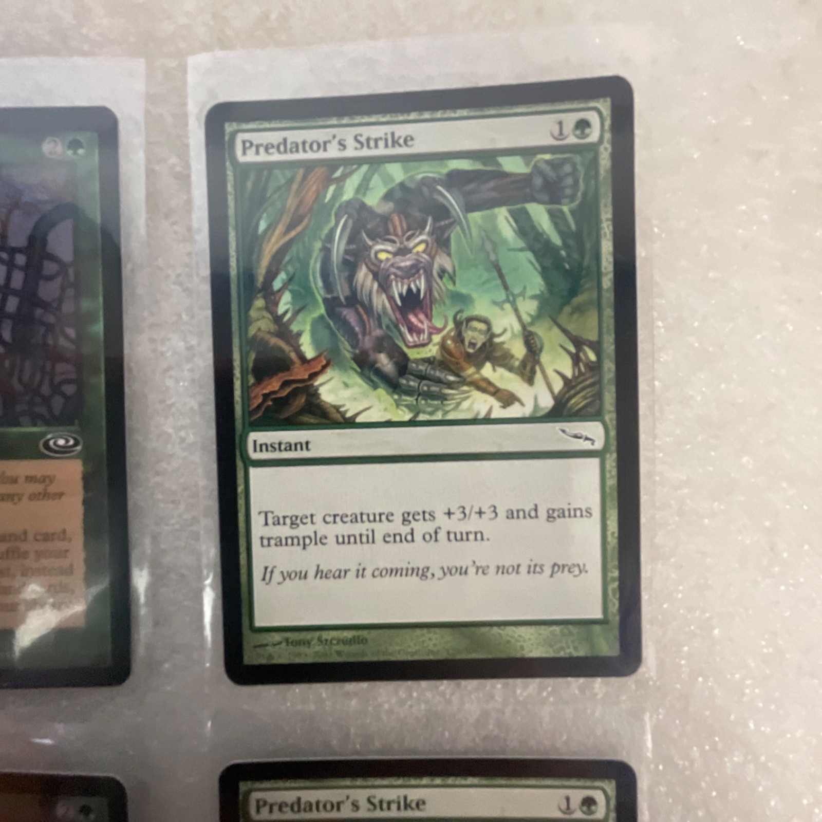 MTG Lot of 20 Green Cards Mixed UDS PLS MRD DST JUD - Image 19