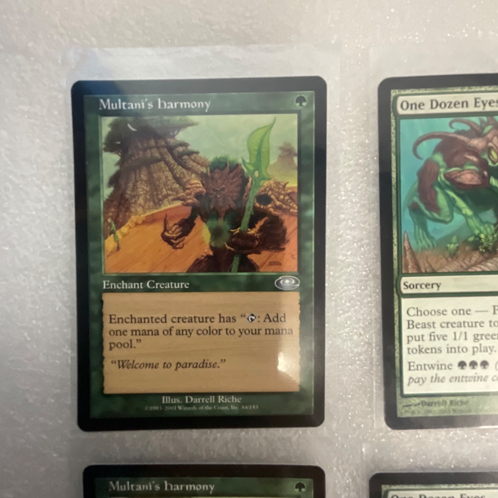 MTG Lot of 20 Green Cards Mixed Sets Multani Oxidize Mirrodin - Image 3
