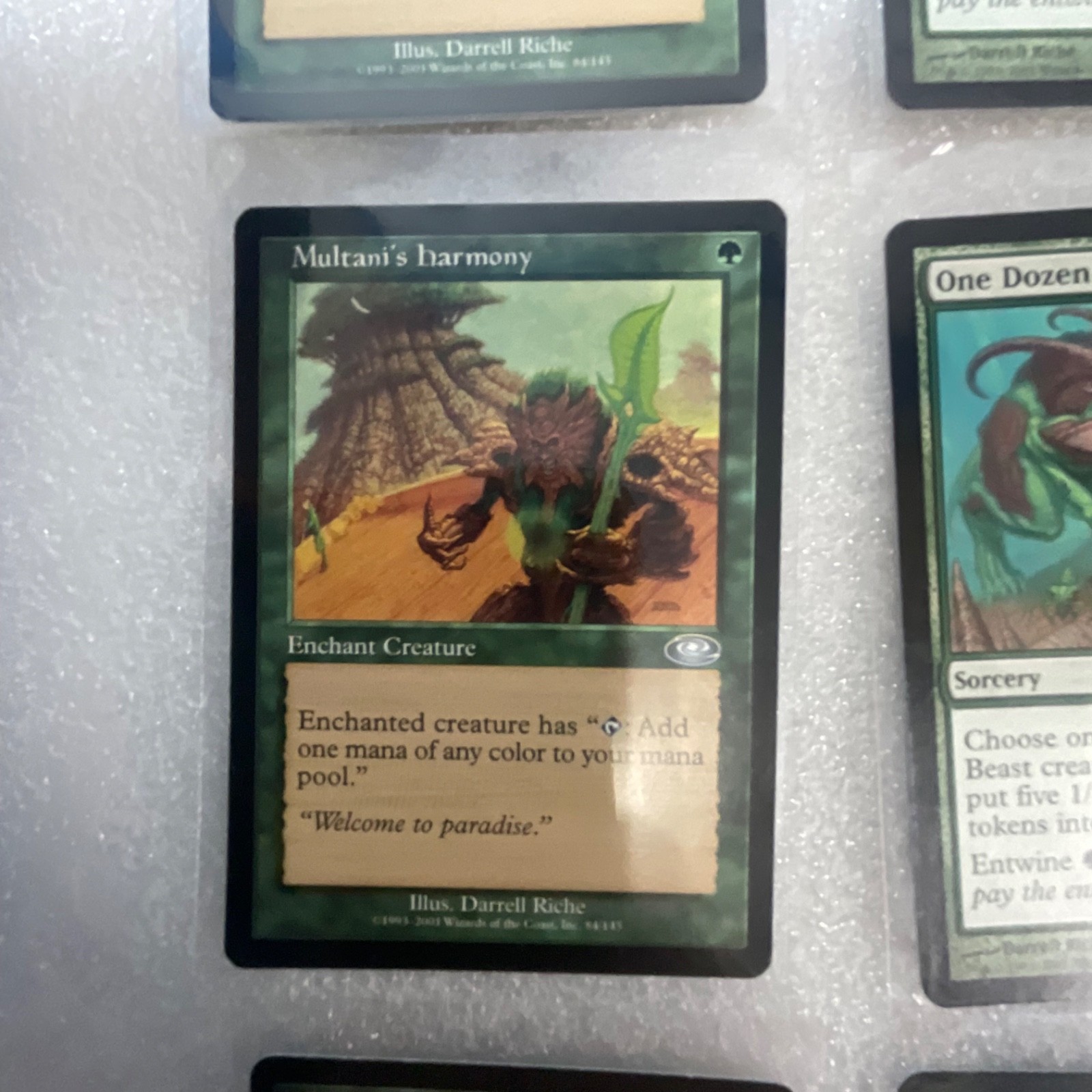 MTG Lot of 20 Green Cards Mixed Sets Multani Oxidize Mirrodin - Image 5
