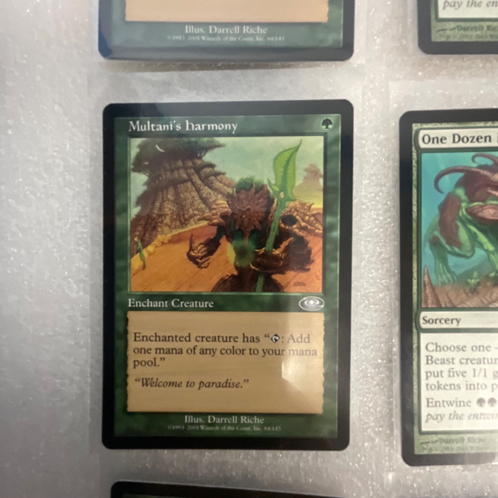 MTG Lot of 20 Green Cards Mixed Sets Multani Oxidize Mirrodin - Image 4