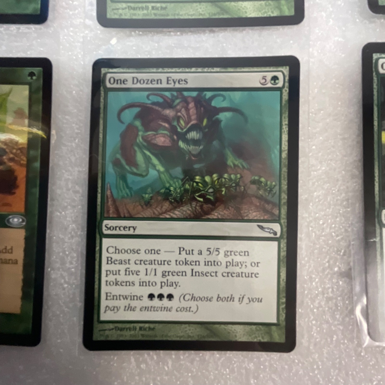 MTG Lot of 20 Green Cards Mixed Sets Multani Oxidize Mirrodin - Image 7