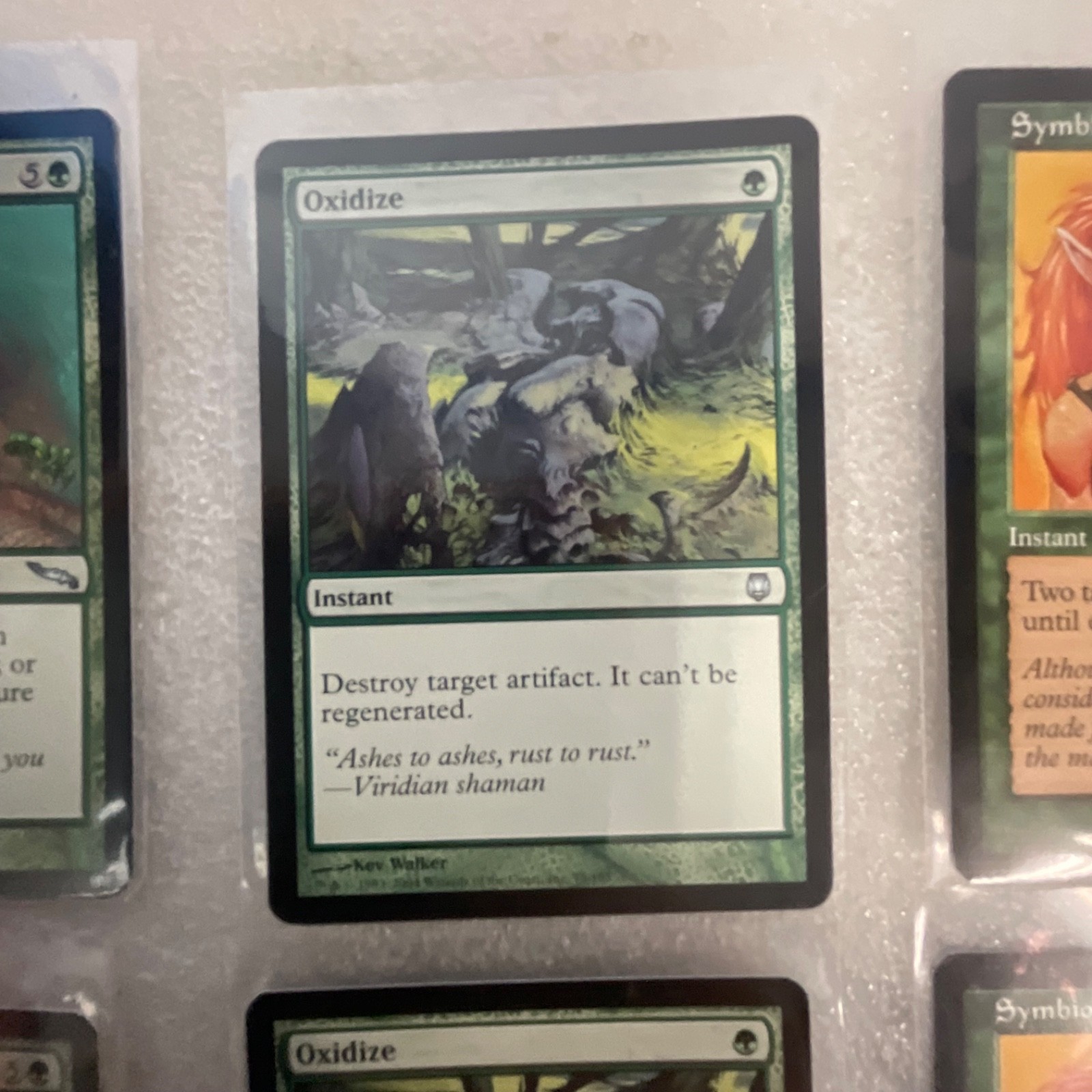 MTG Lot of 20 Green Cards Mixed Sets Multani Oxidize Mirrodin - Image 11