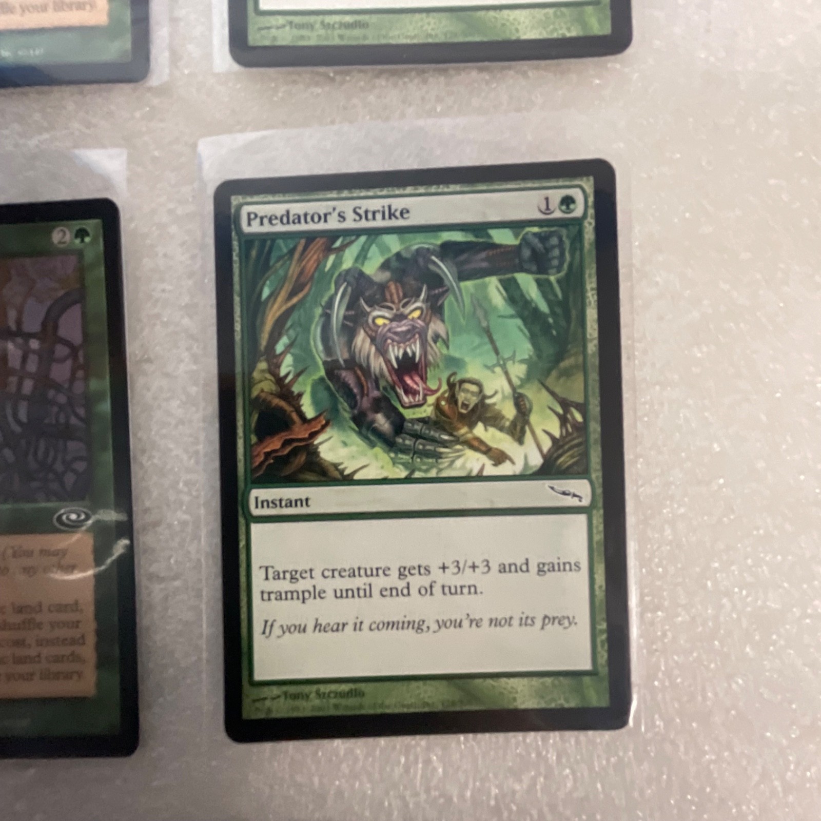 MTG Lot of 20 Green Cards Mixed UDS PLS MRD DST JUD - Image 21