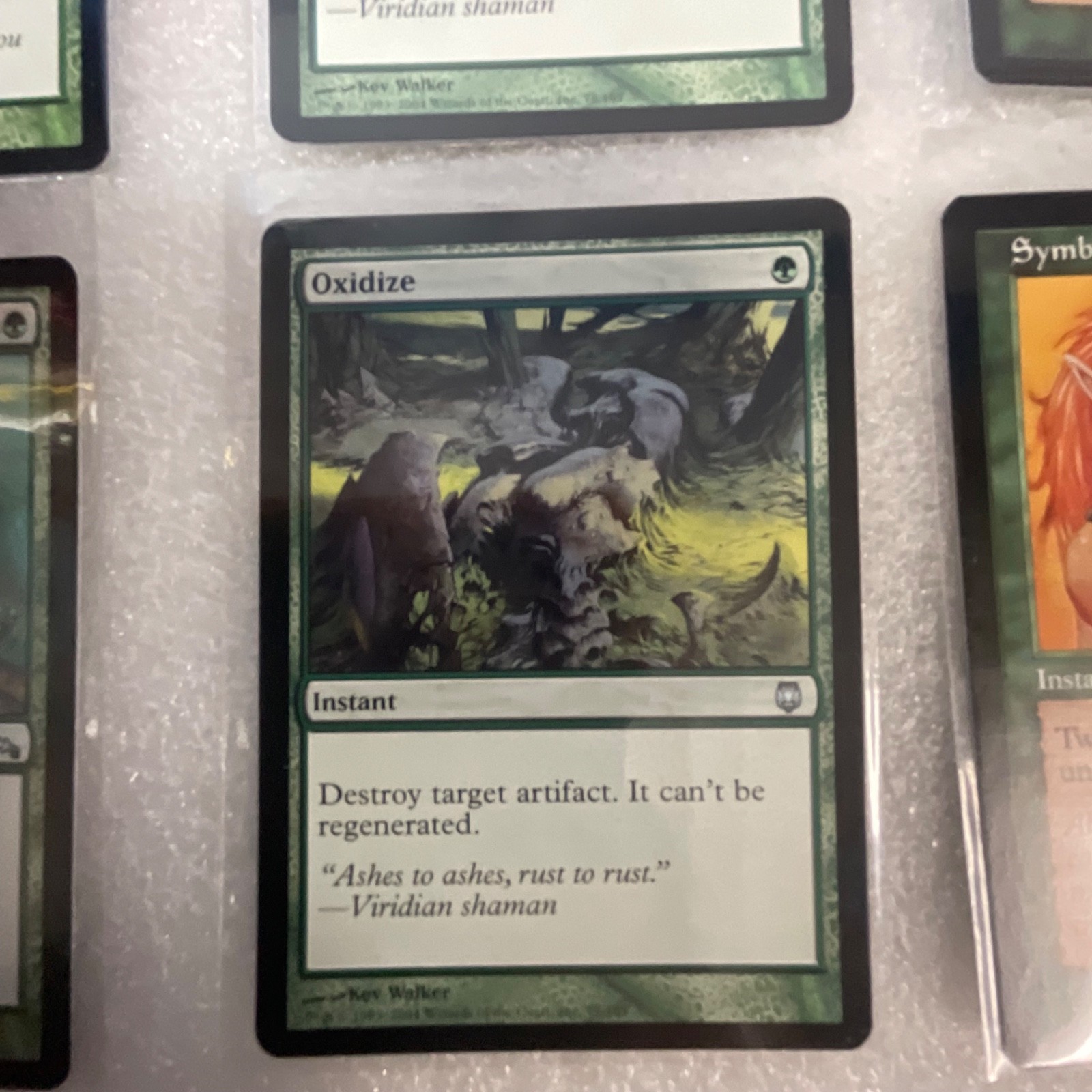 MTG Lot of 20 Green Cards Mixed Sets Multani Oxidize Mirrodin - Image 14