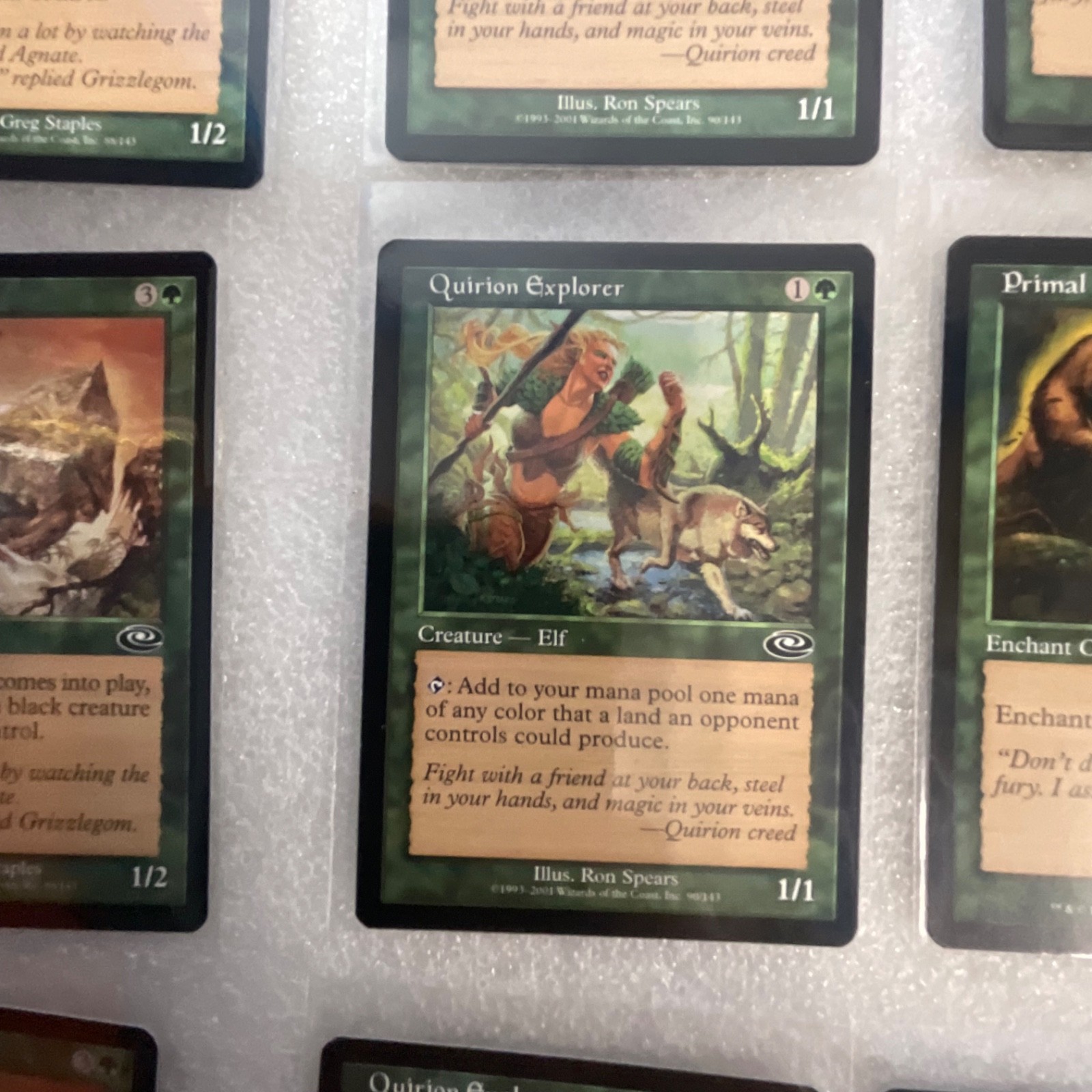 MTG Lot of 20 Green Cards Planeshift Darksteel Rampant Growth - Image 8