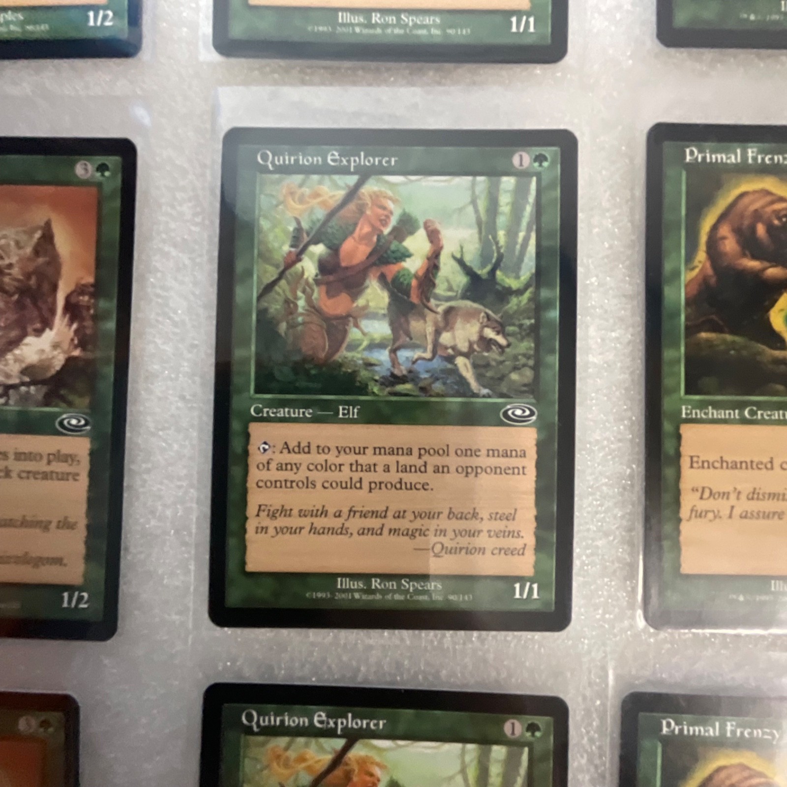 MTG Lot of 20 Green Cards Planeshift Darksteel Rampant Growth - Image 9