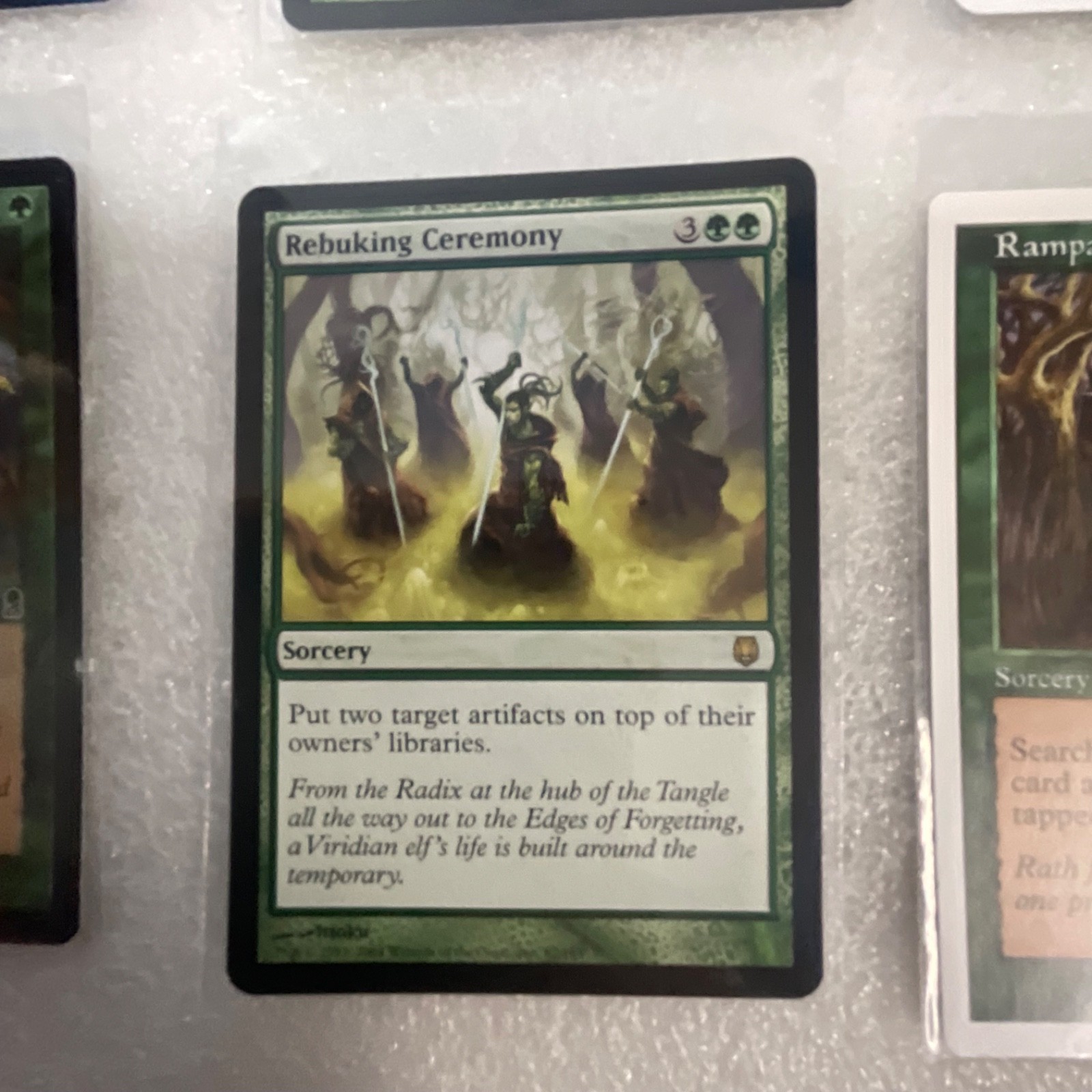 MTG Lot of 20 Green Cards Planeshift Darksteel Rampant Growth - Image 15