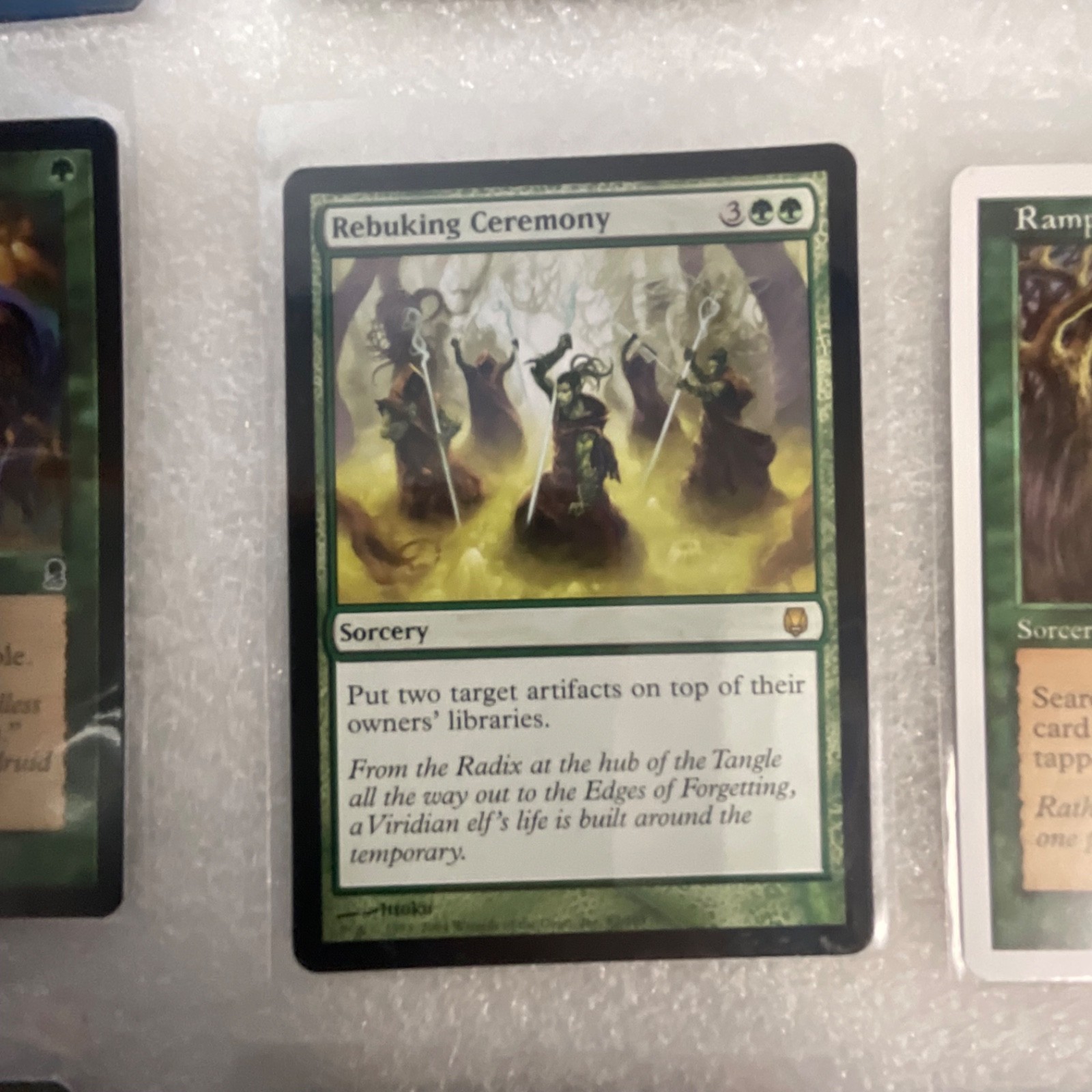 MTG Lot of 20 Green Cards Planeshift Darksteel Rampant Growth - Image 16