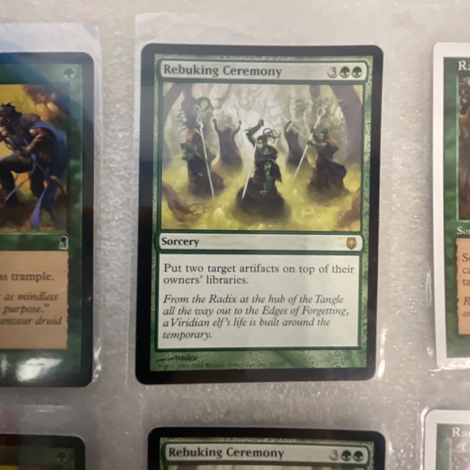 MTG Lot of 20 Green Cards Planeshift Darksteel Rampant Growth - Image 18