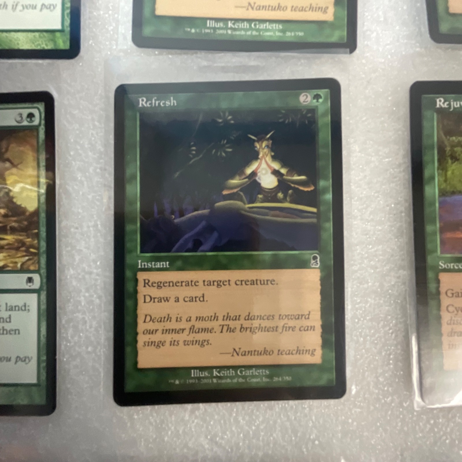 MTG Lot of 20 Green Mixed Darksteel USG 2ED Slagwurm - Image 8