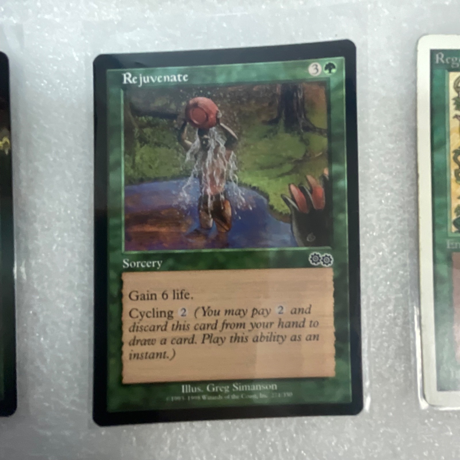 MTG Lot of 20 Green Mixed Darksteel USG 2ED Slagwurm - Image 14