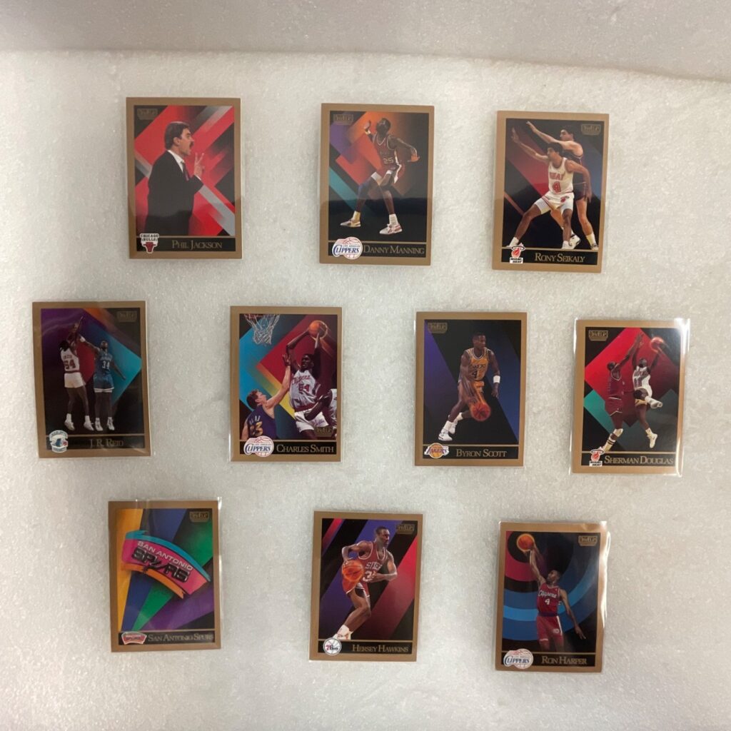 1990 SkyBox NBA 10 Card Lot Phil Jackson Byron Scott Ron Harper - Image 1