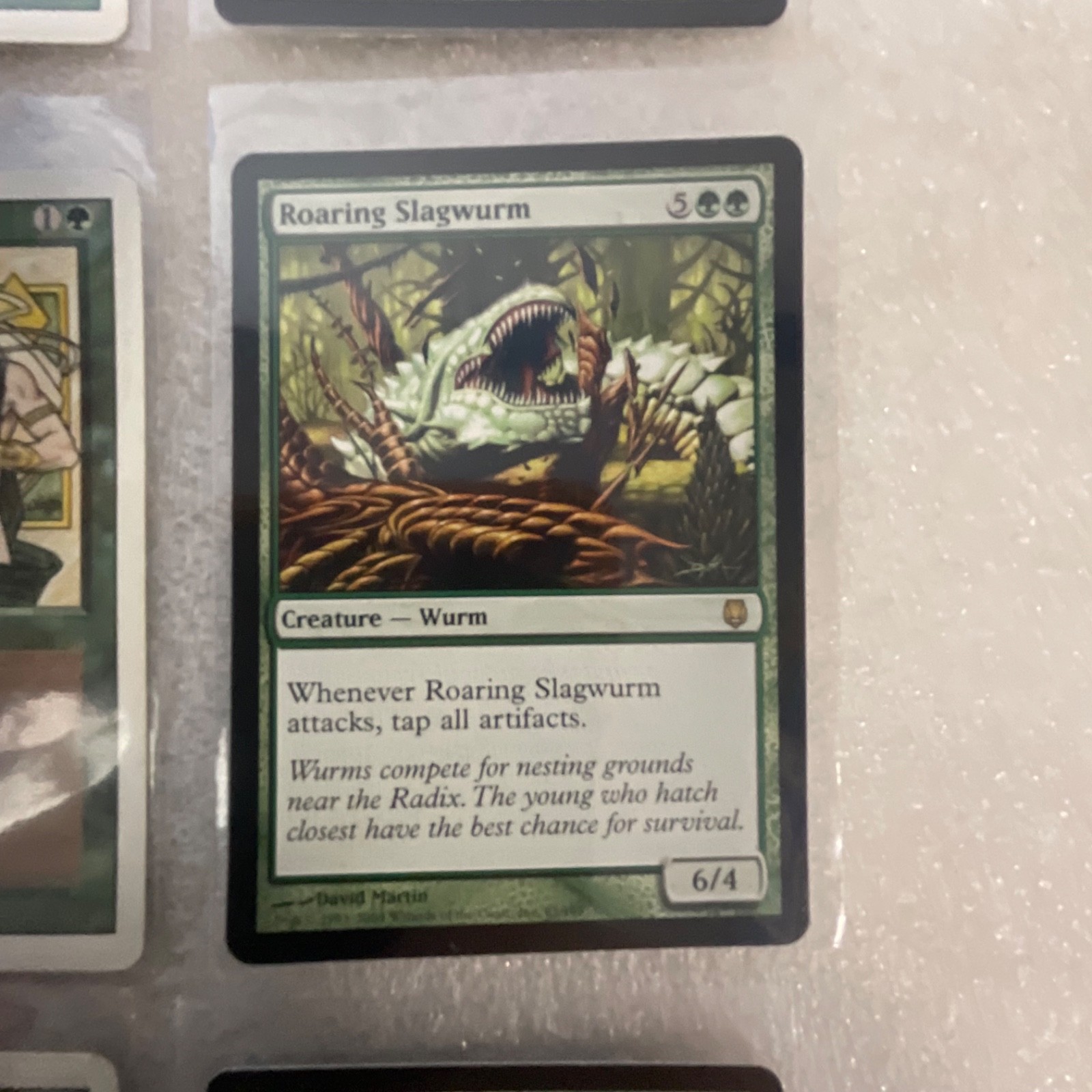 MTG Lot of 20 Green Mixed Darksteel USG 2ED Slagwurm - Image 20