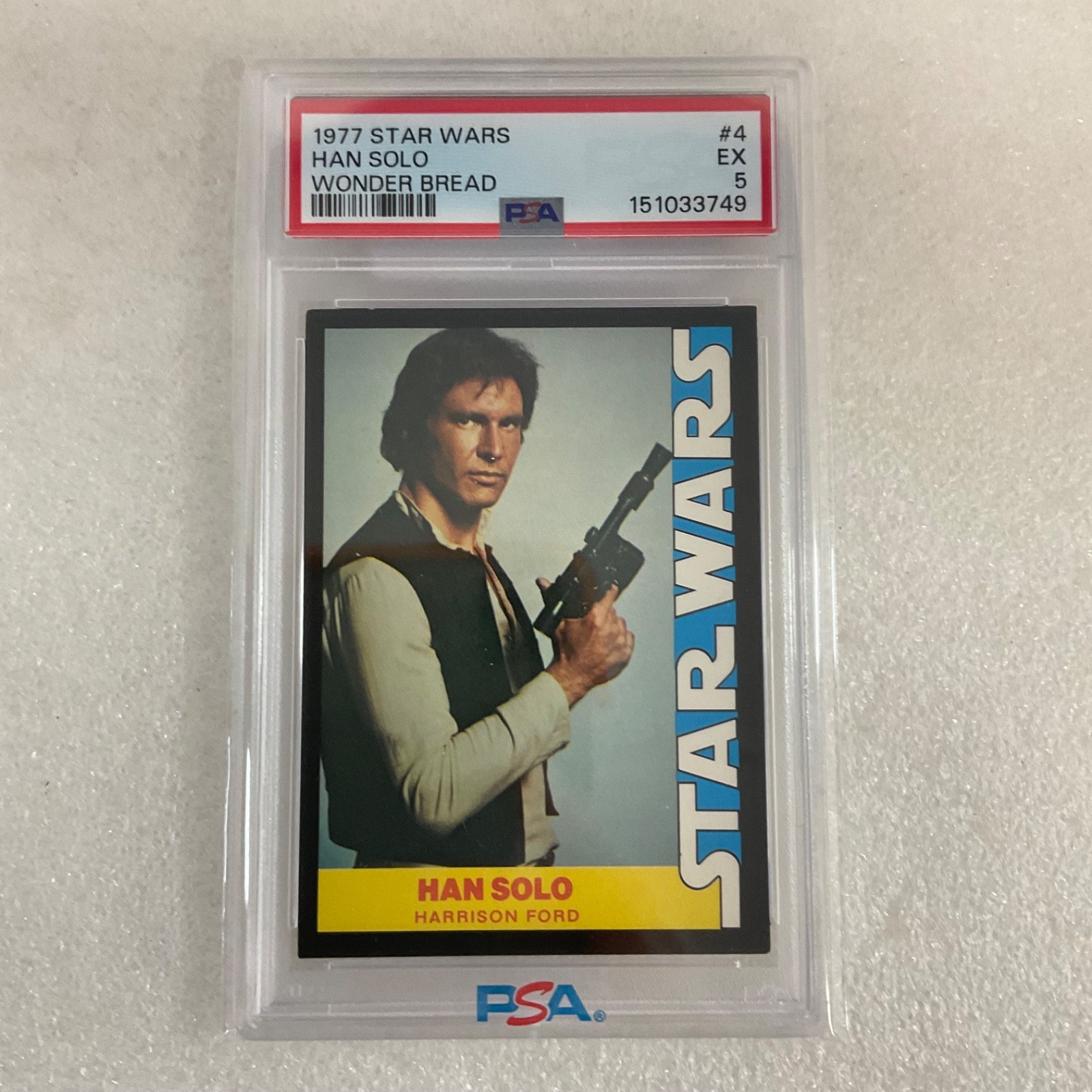 Star Wars 1977 Wonder Bread Han Solo #4 PSA 5 CERT#151033749 - Image 20