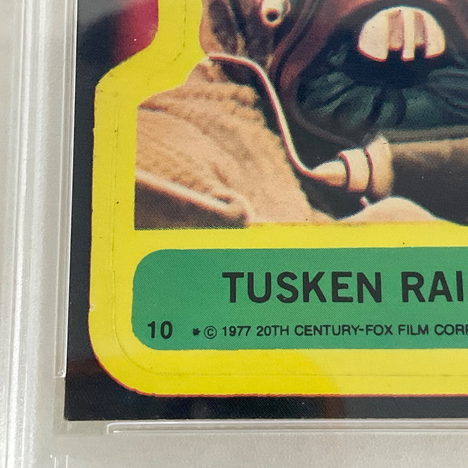 1977 Star Wars Tusken Raider Sticker Card #10 PSA 5 CERT#151033799 - Image 11