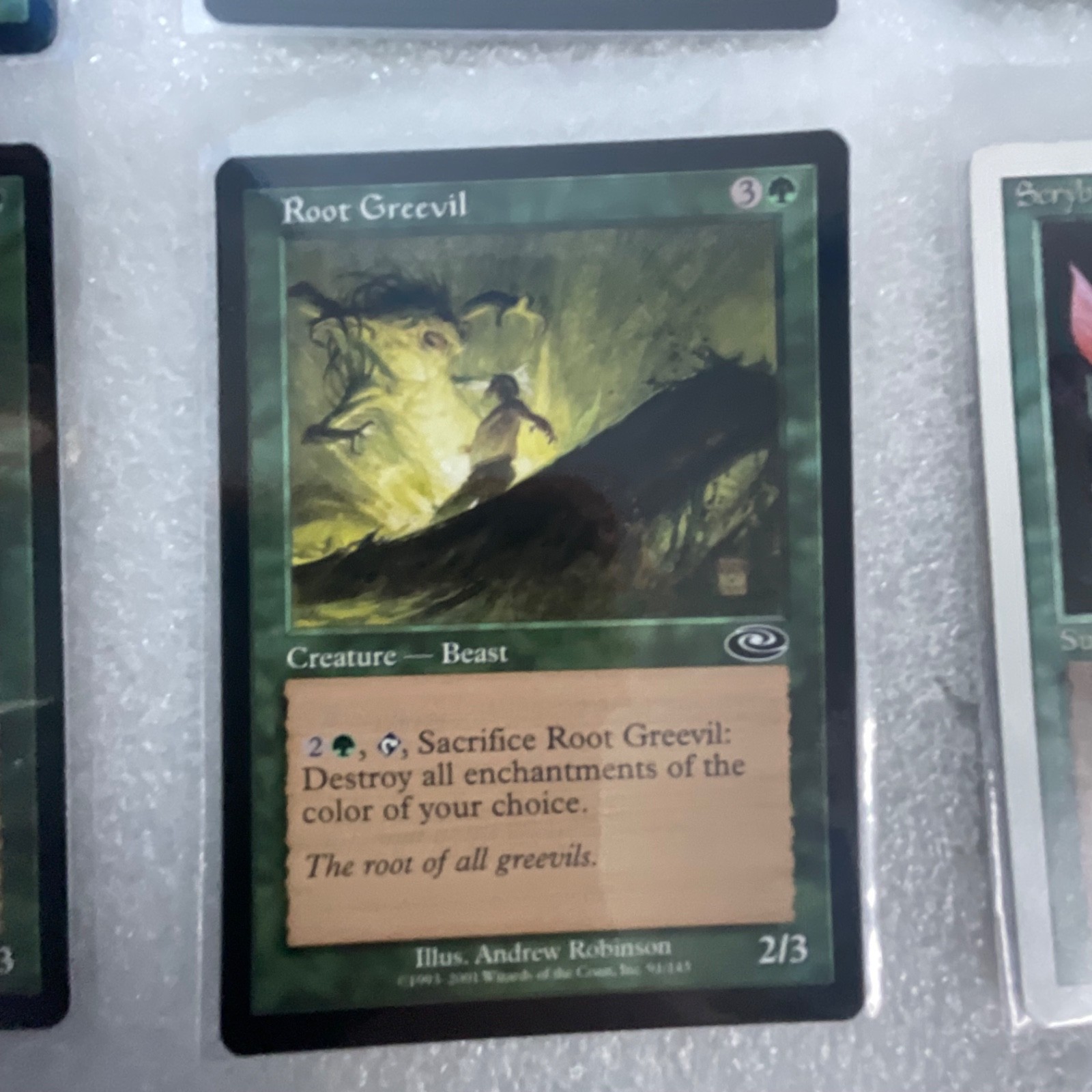 Magic the Gathering Lot of 20 Green Mixed UDS DST 3ED DRK - Image 13